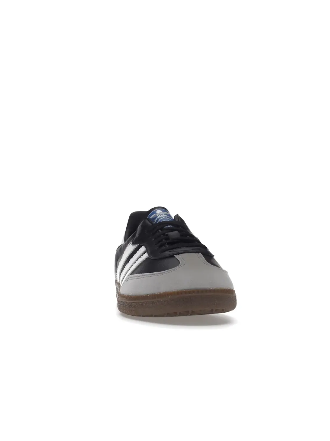 Мужские кроссовки повседневные Adidas Samba Vegan — изображение 2 из 4, белый/черный