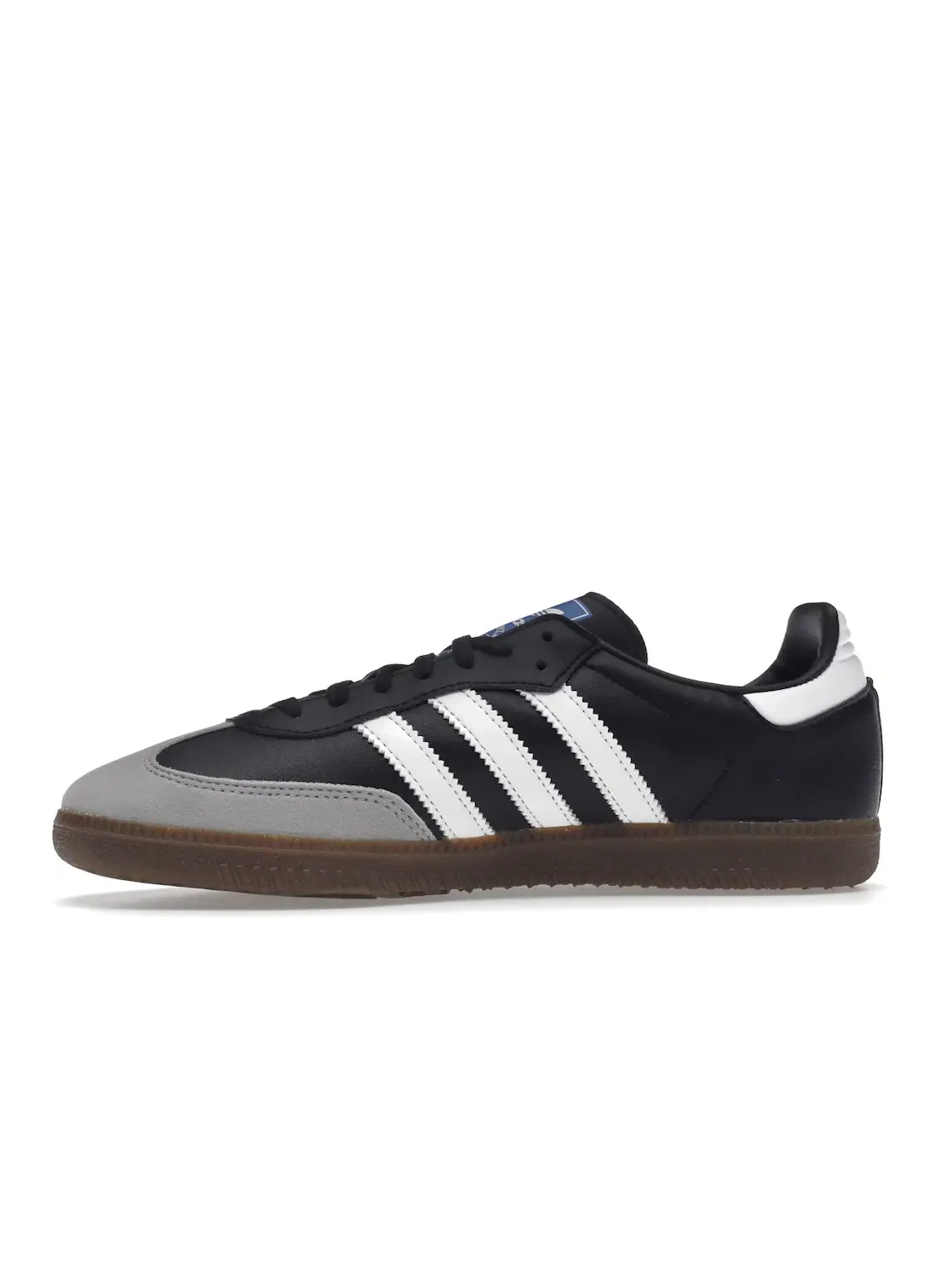 Мужские кроссовки повседневные Adidas Samba Vegan — изображение 3 из 4, белый/черный