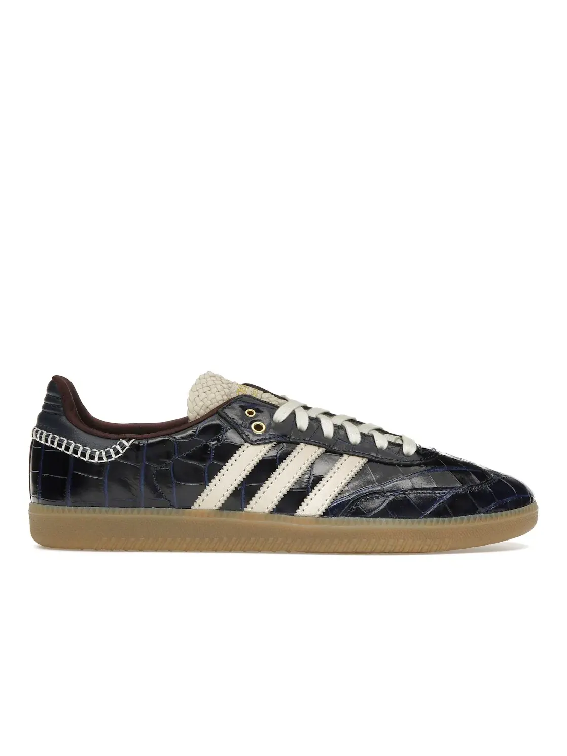 Мужские кроссовки с искусственной кожи крокодила Samba Adidas — изображение 1 из 4