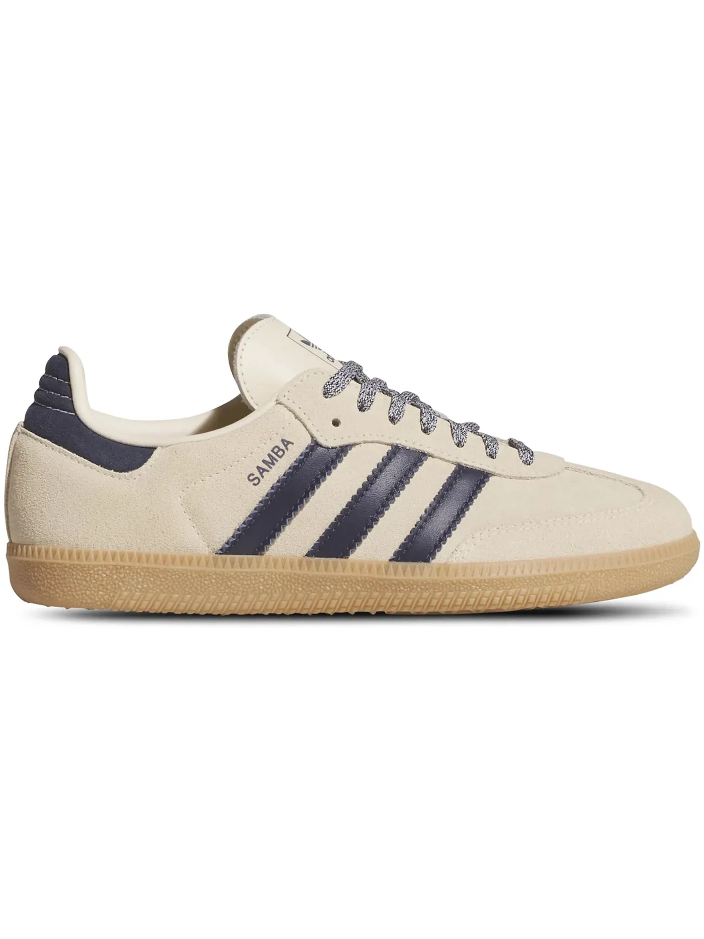 Детские кеды Lifestyle с принтом Adidas Samba Adidas — изображение 1 из 1, индиго золотистый