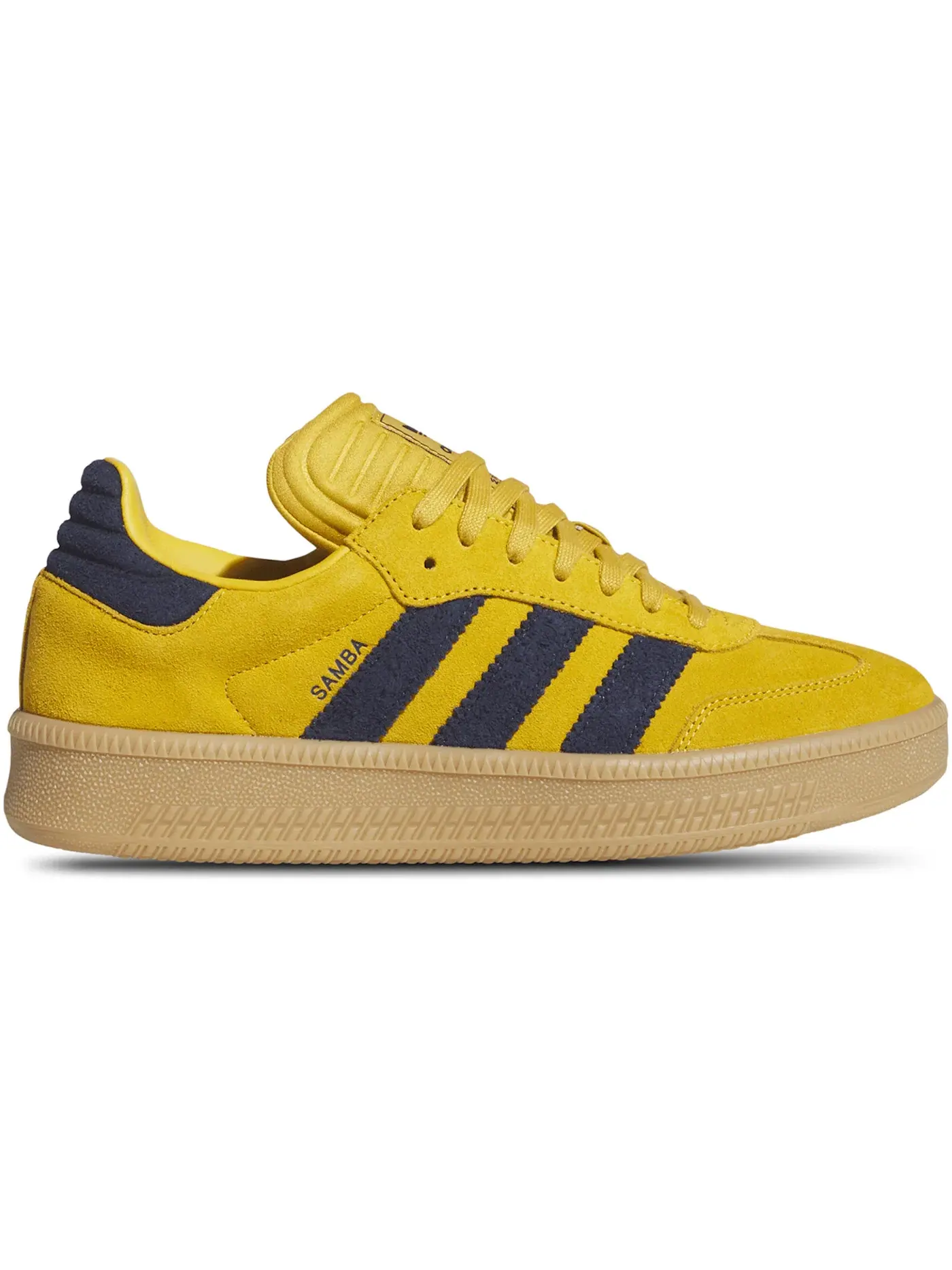 Мужские кроссовки Lifestyle Adidas Samba XLG — изображение 1 из 1, золотистый/индиго