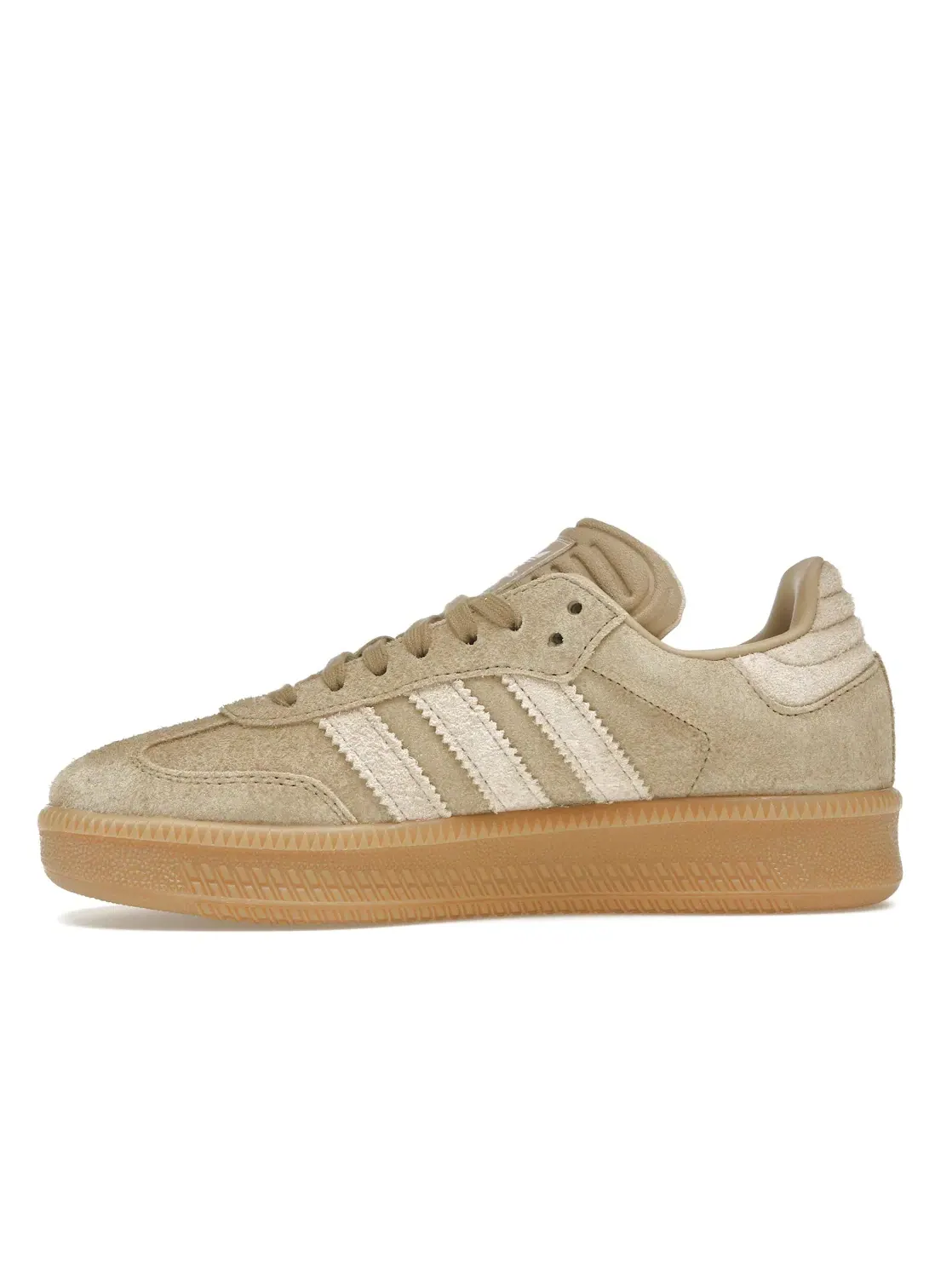 Мужские кроссовки Lifestyle с завышенной подошвой Adidas Samba XLG — изображение 3 из 4, бежевый