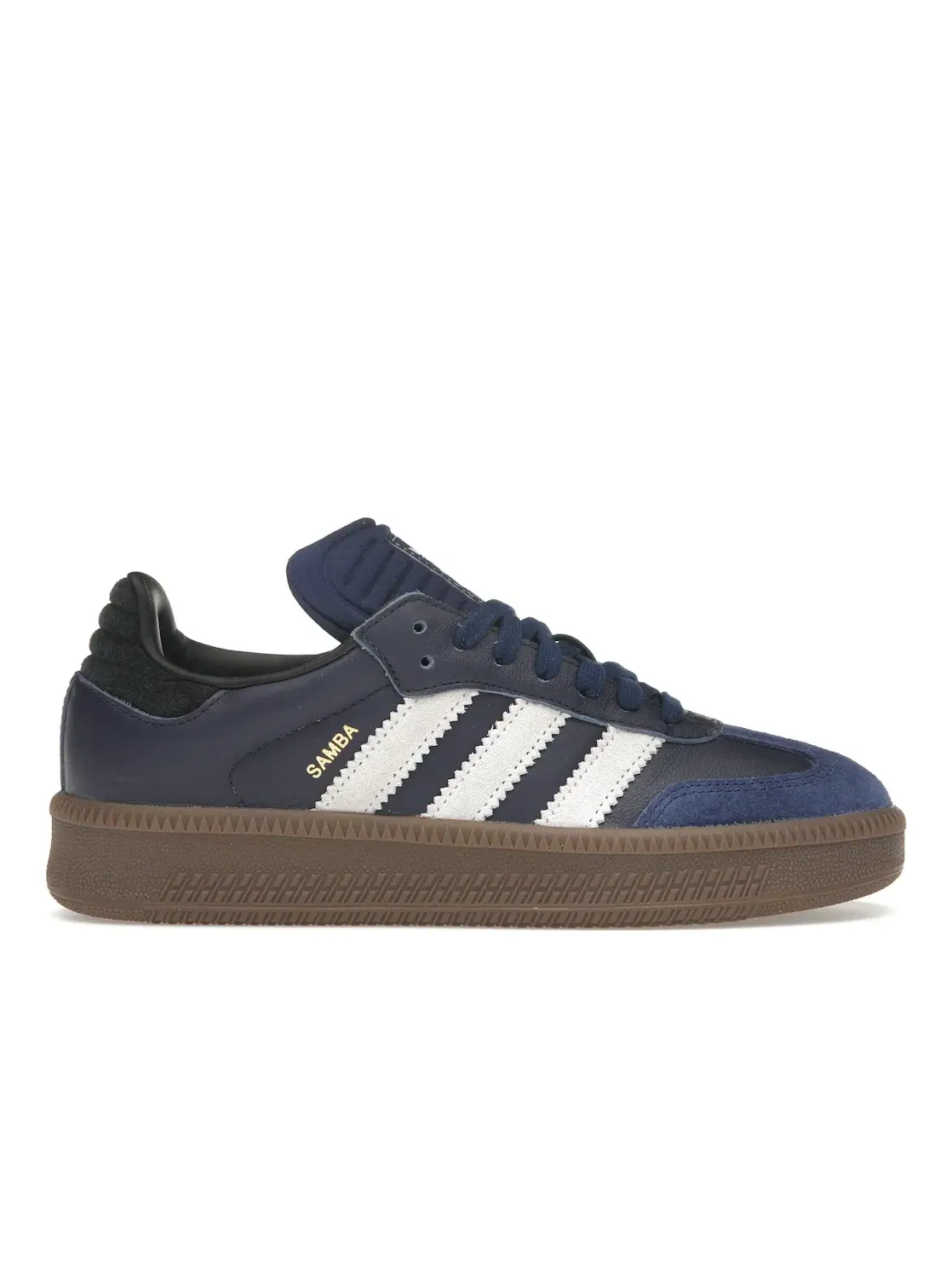 Мужские кроссовки Lifestyle Adidas Samba XLG — изображение 1 из 4, темный синий/белый