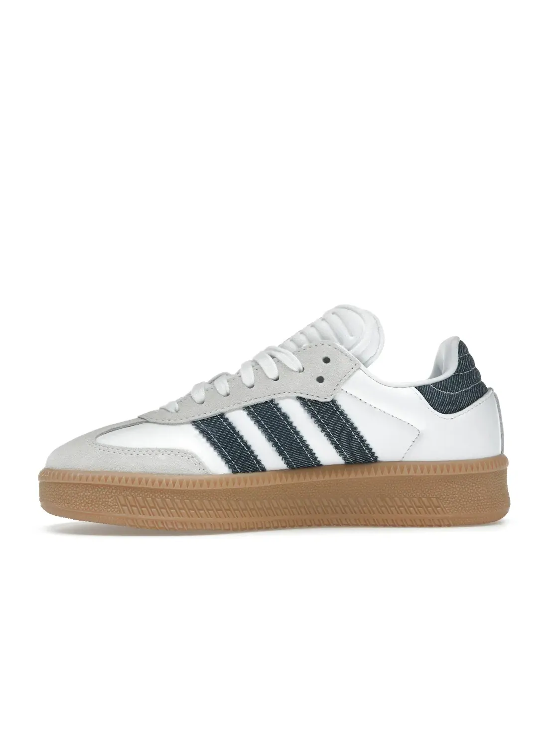 Мужские кроссовки lifestyle с принтом Adidas Samba XLG — изображение 3 из 4, белый/индиго/белый