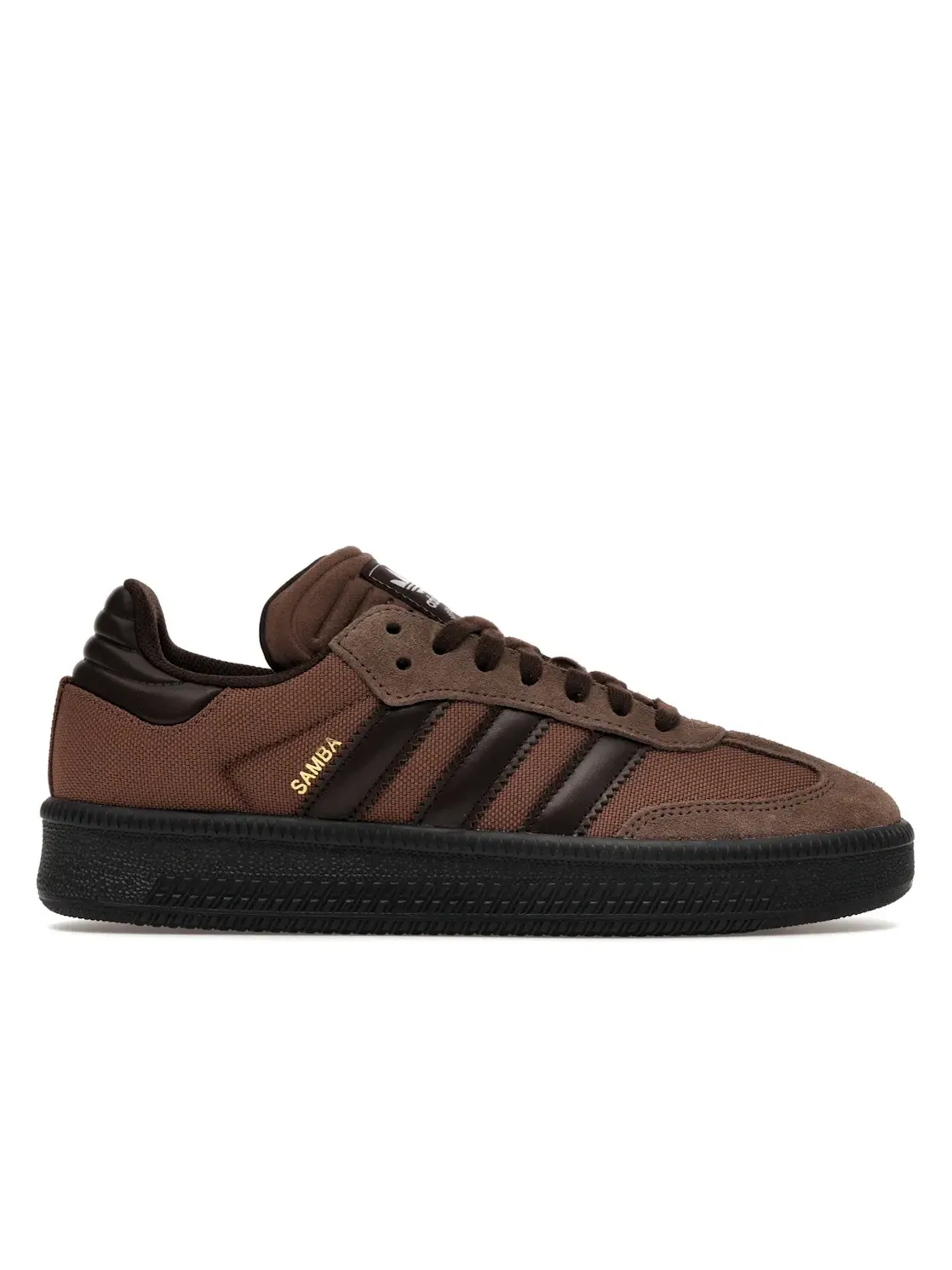 Мужские кроссовки lifestyle Adidas Samba XLG — изображение 1 из 4, темный коричневый/черный