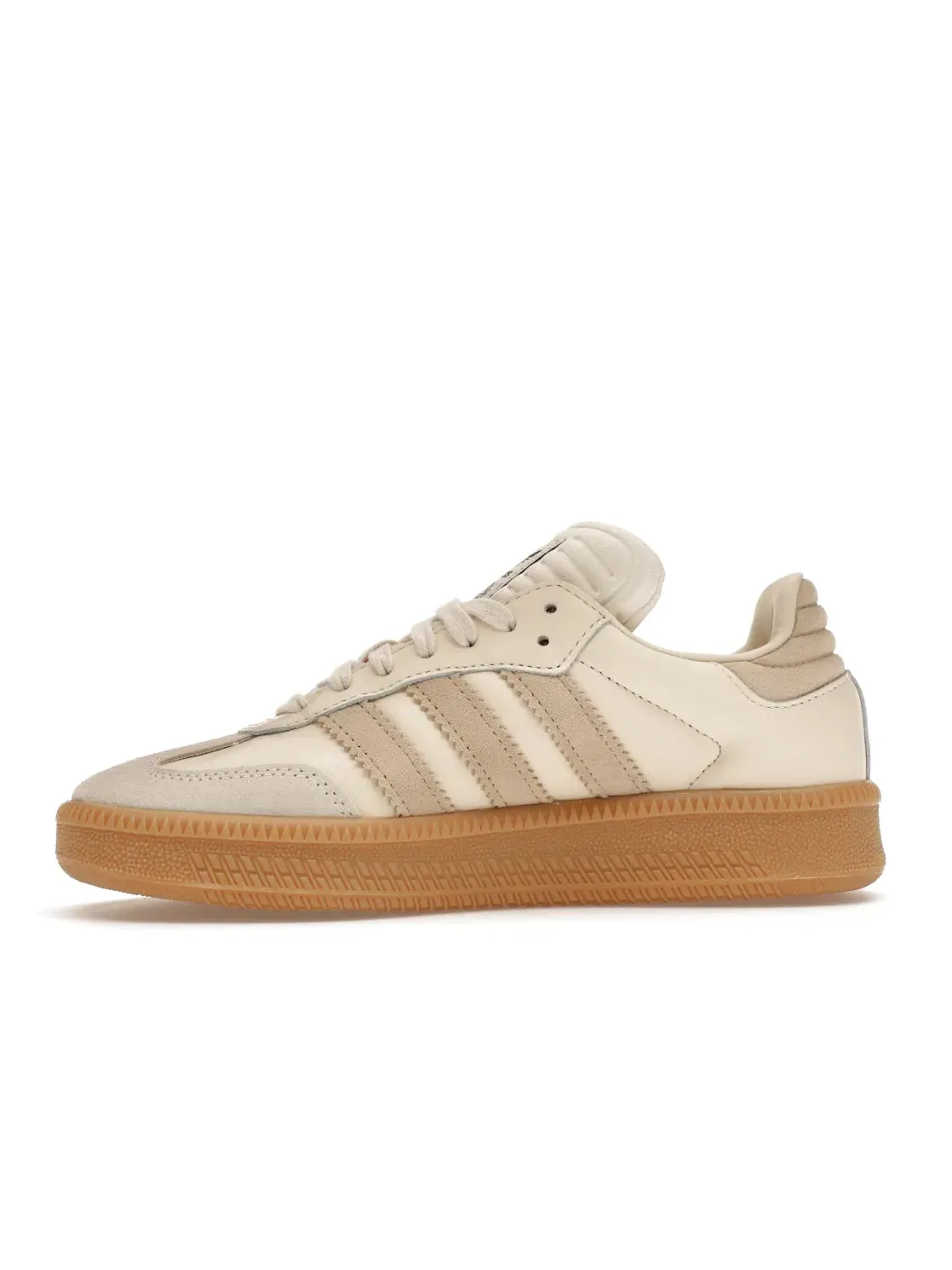 Мужские кроссовки с увеличенной подошвой Adidas Samba XLG — изображение 3 из 4, белый/бежевый/белый