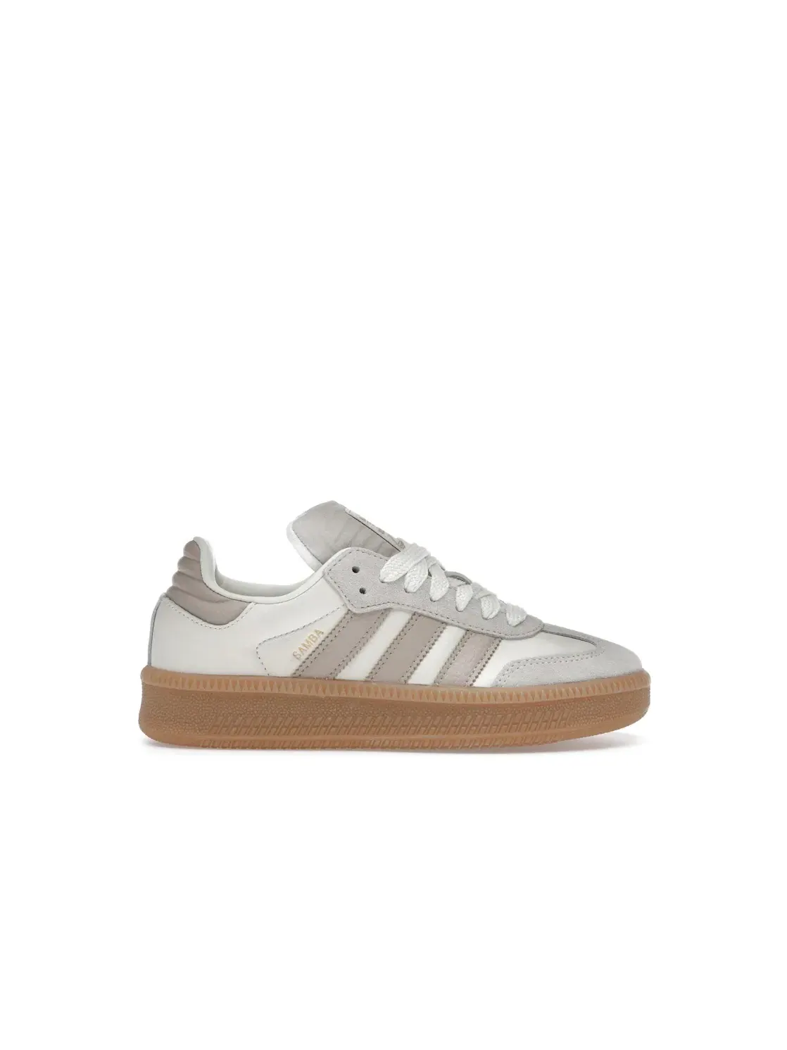 Детские кроссовки Lifestyle Adidas Samba XLG — изображение 1 из 4, белый/коричневый