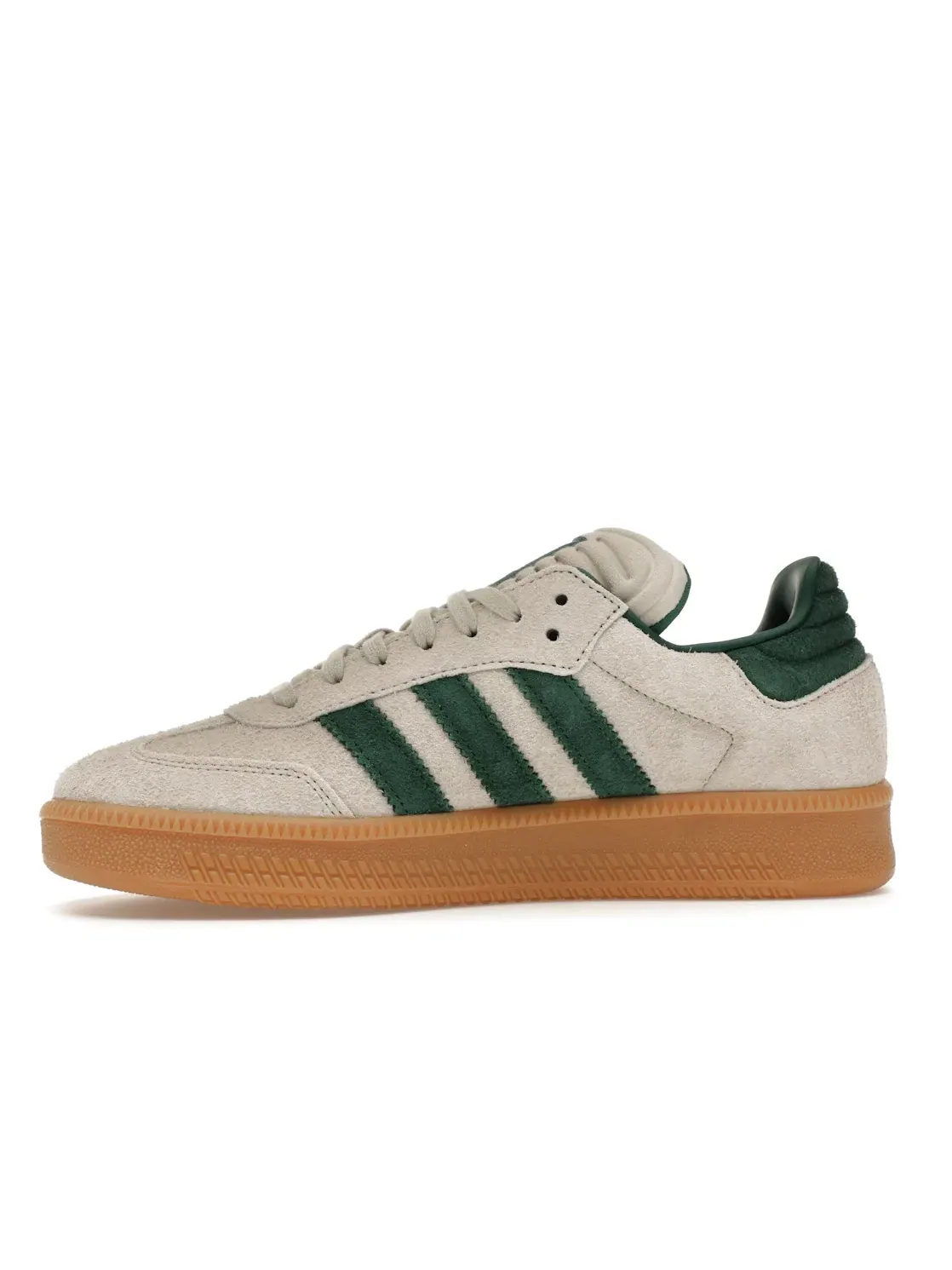 Мужские кроссовки Lifestyle с контрастными акцентами Adidas Samba XLG — изображение 3 из 4, серый/зеленый