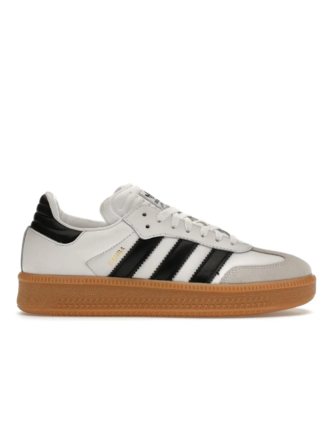 Мужские кроссовки Lifestyle с увеличенными деталями Adidas Samba XLG — изображение 1 из 4, белый черный