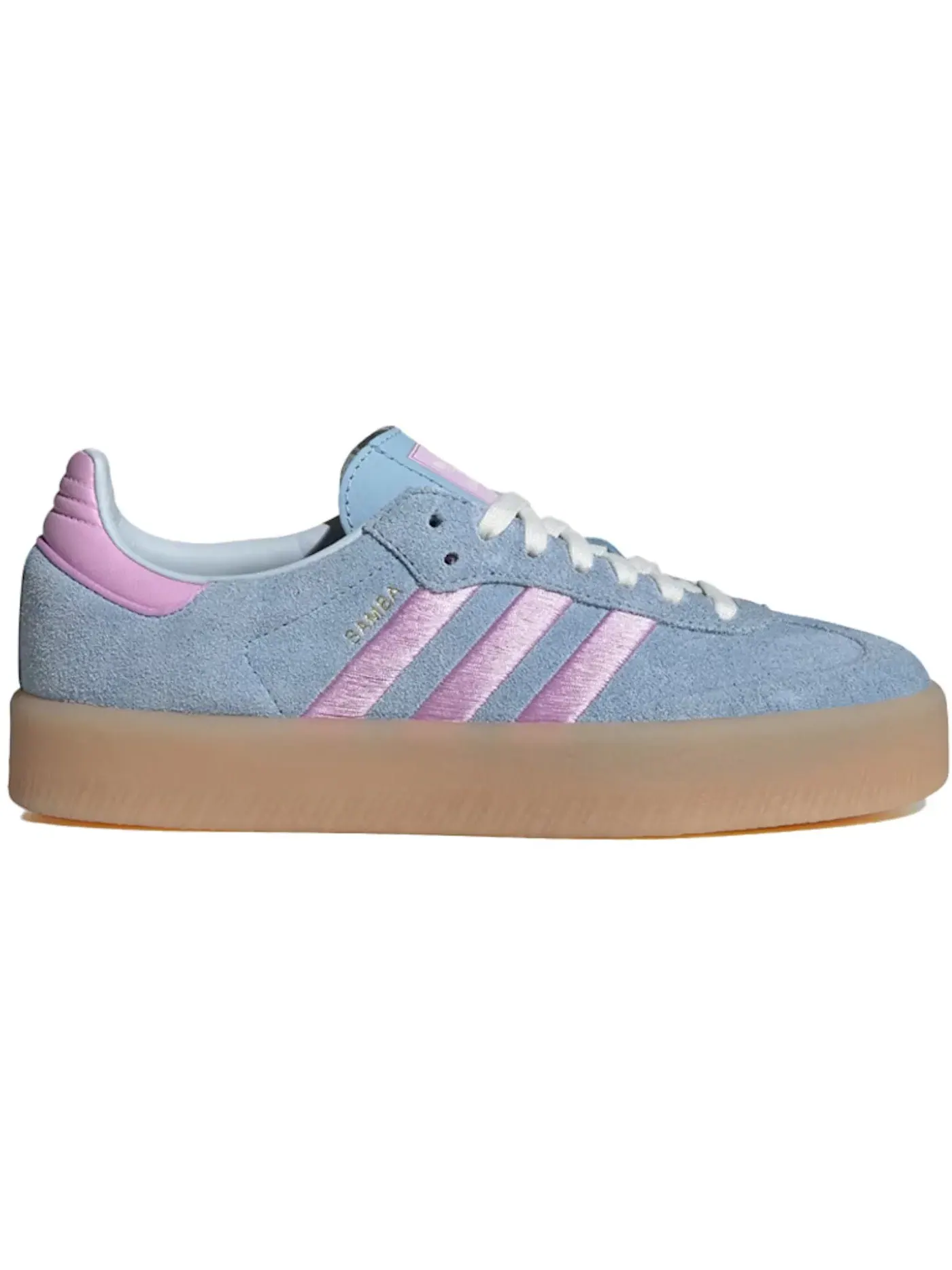 Женские кроссовки с замшевым верхом Adidas Sambae — изображение 1 из 1, прозрачный