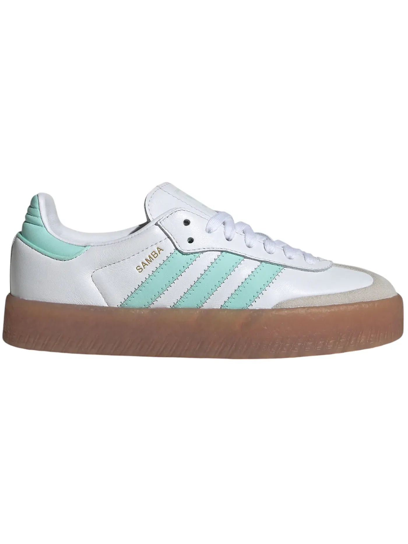 Детские кроссовки Lifestyle Adidas Sambae Cloud White Clear Mint Gold Metallic — изображение 1 из 1