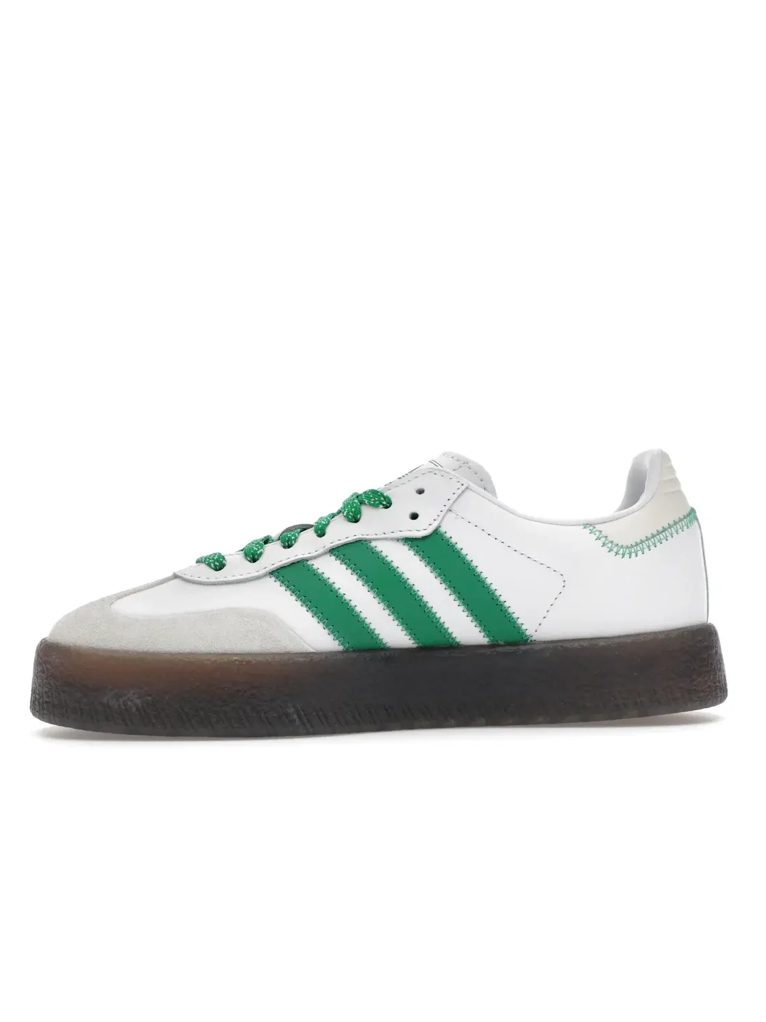 Женские кроссовки Lifestyle Adidas Sambae — изображение 3 из 4, белый/зеленый/белый