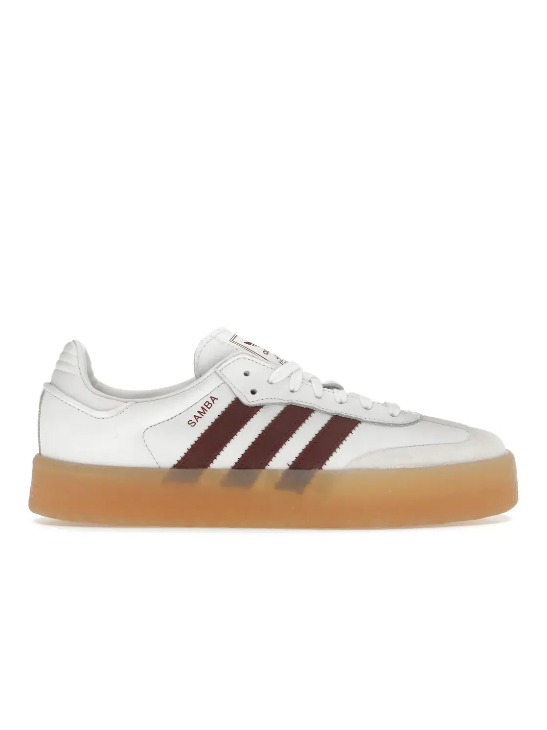 Женские кроссовки Lifestyle Adidas Sambae — изображение 1 из 4, белый/красный/белый