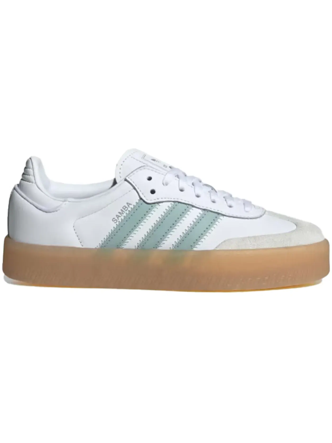 Женские кроссовки Lifestyle Adidas Sambae — изображение 1 из 1, белый/синий/белый