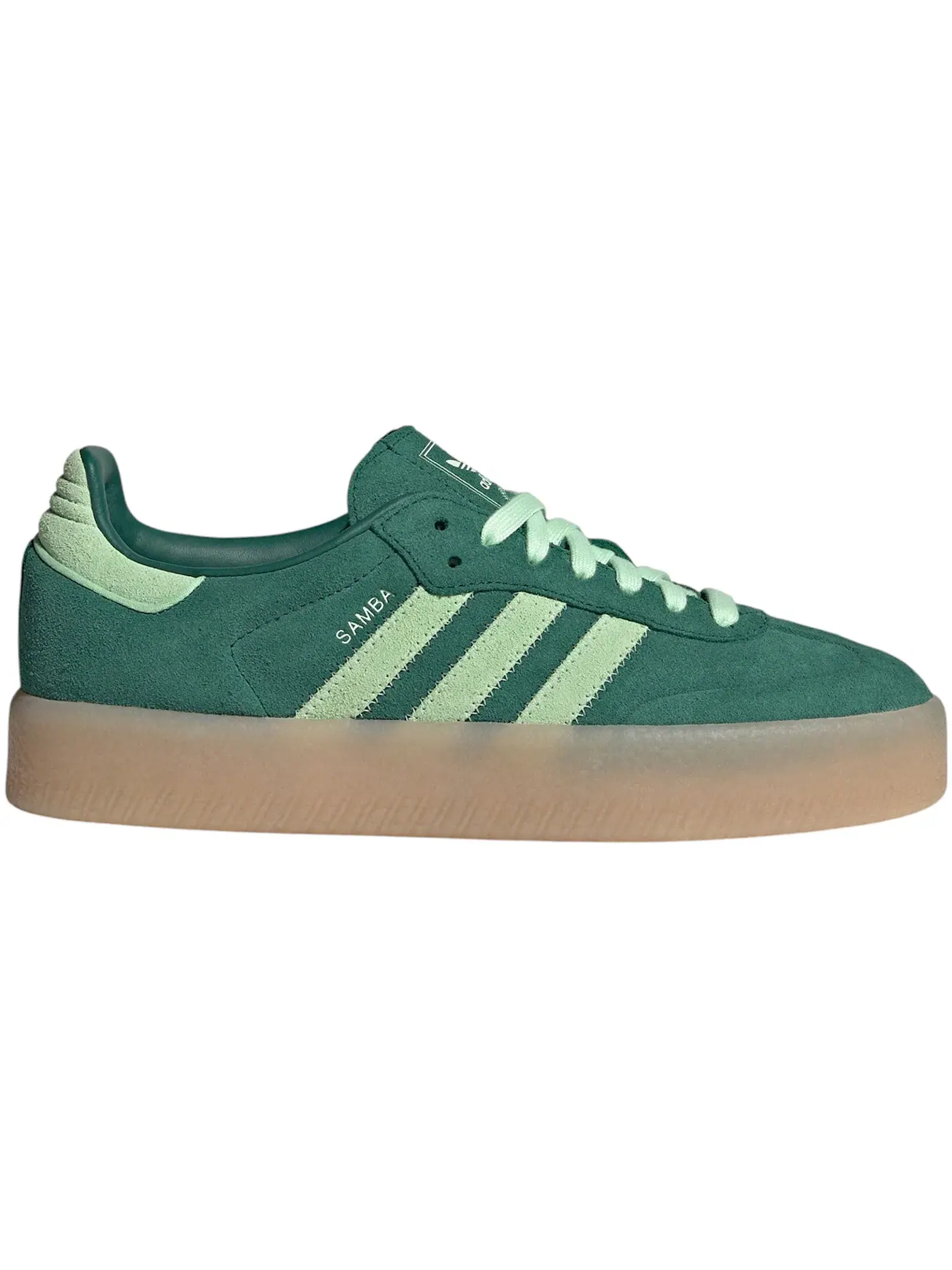 Женские кроссовки lifestyle Adidas Sambae — изображение 1 из 1, зеленый/зеленый