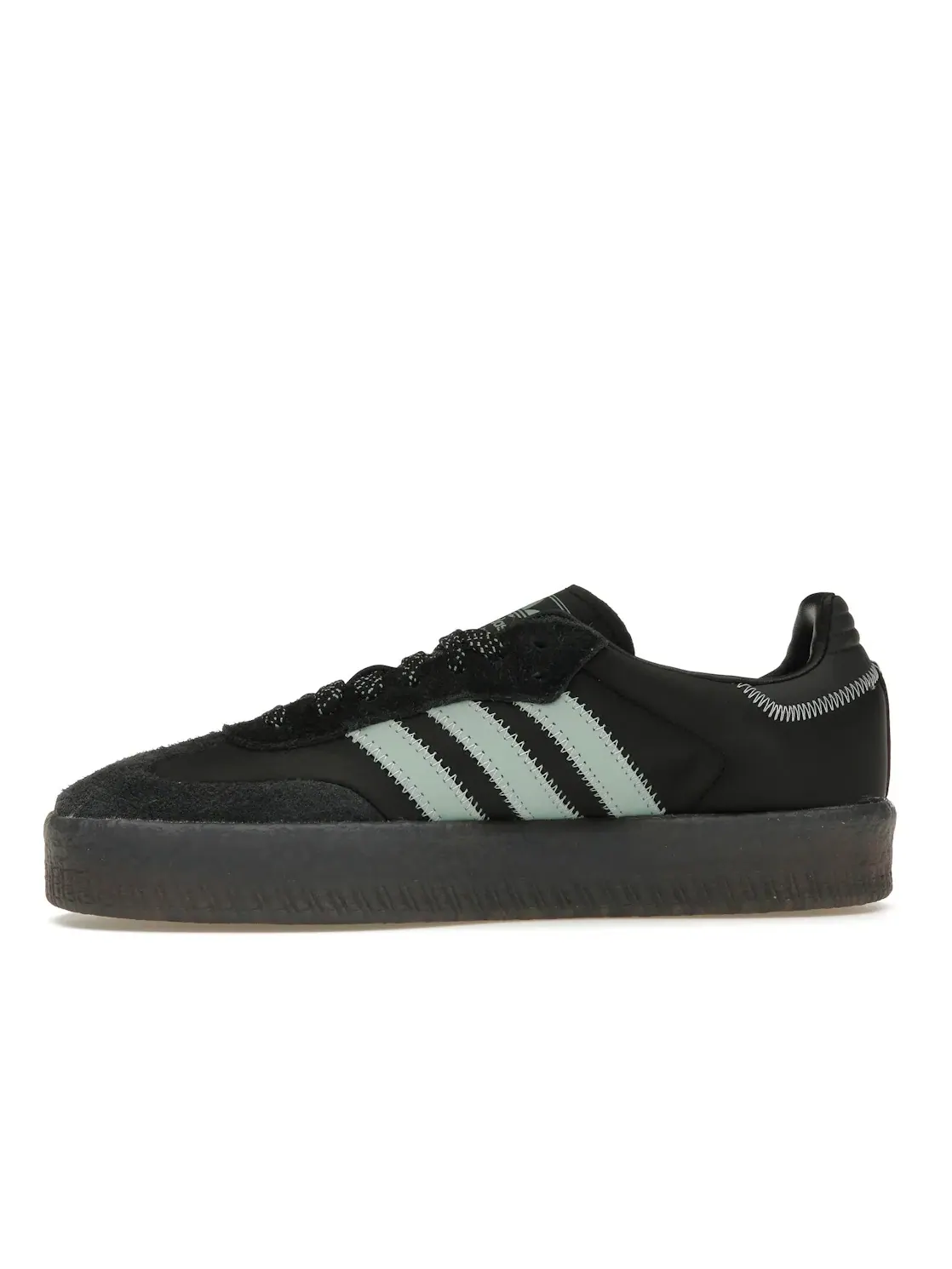 Женские кроссовки с низким профилем Adidas Sambae — изображение 3 из 4, черный зеленый