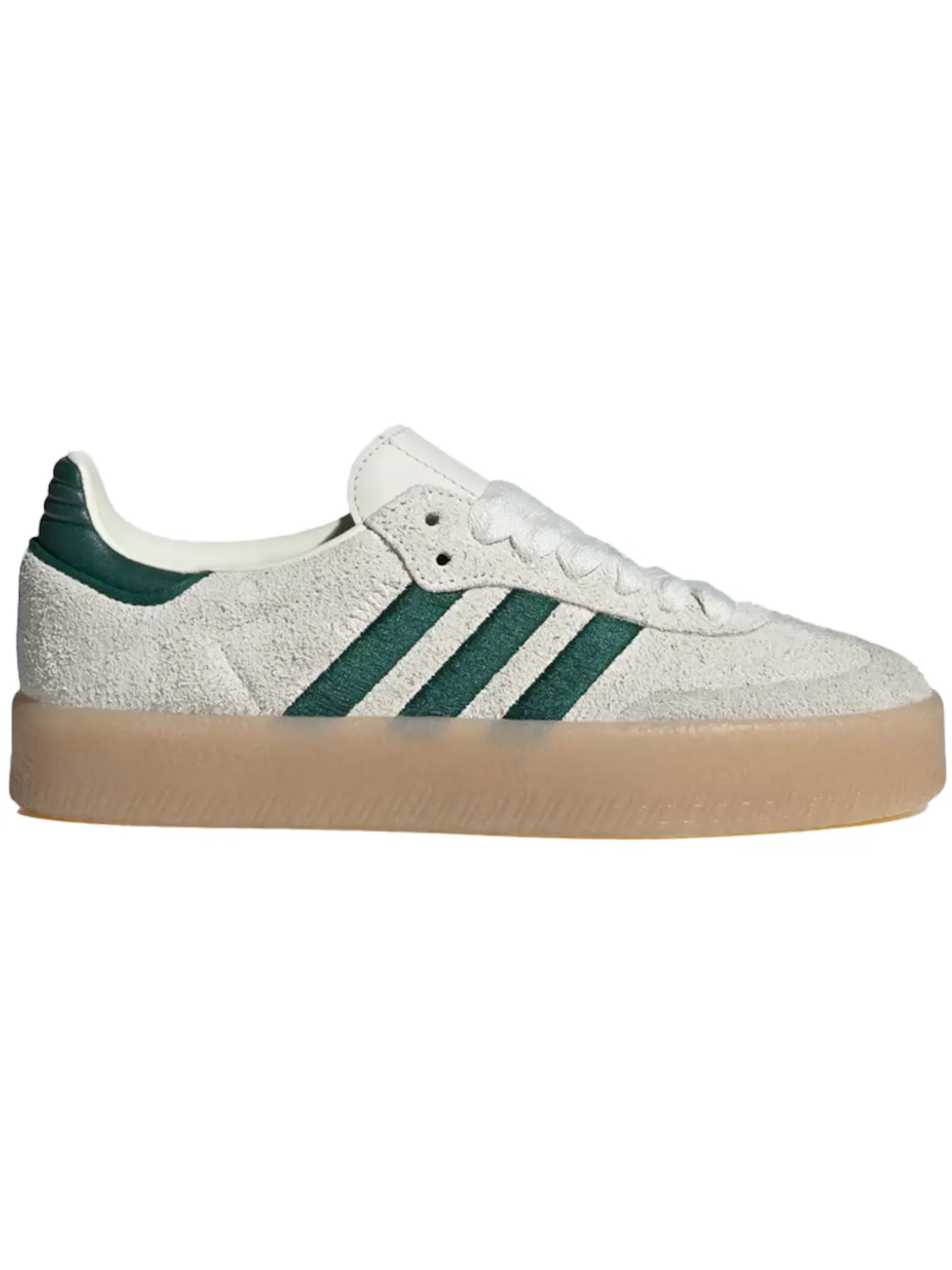 Женские кроссовки lifestyle Adidas Sambae — изображение 1 из 1, белый/зеленый/белый