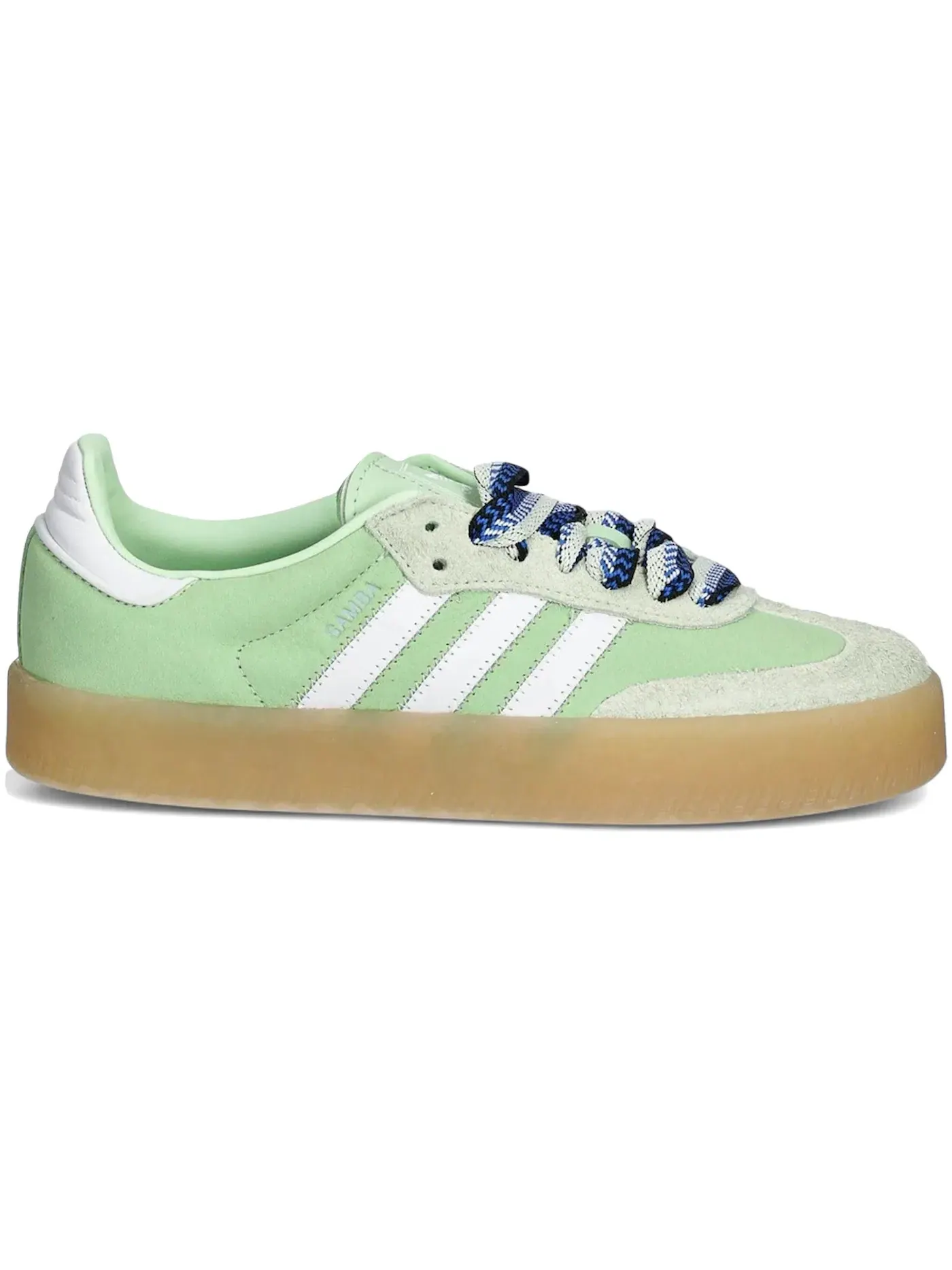 Женские кроссовки Lifestyle Adidas Sambae — изображение 1 из 1, зеленый/белый/синий