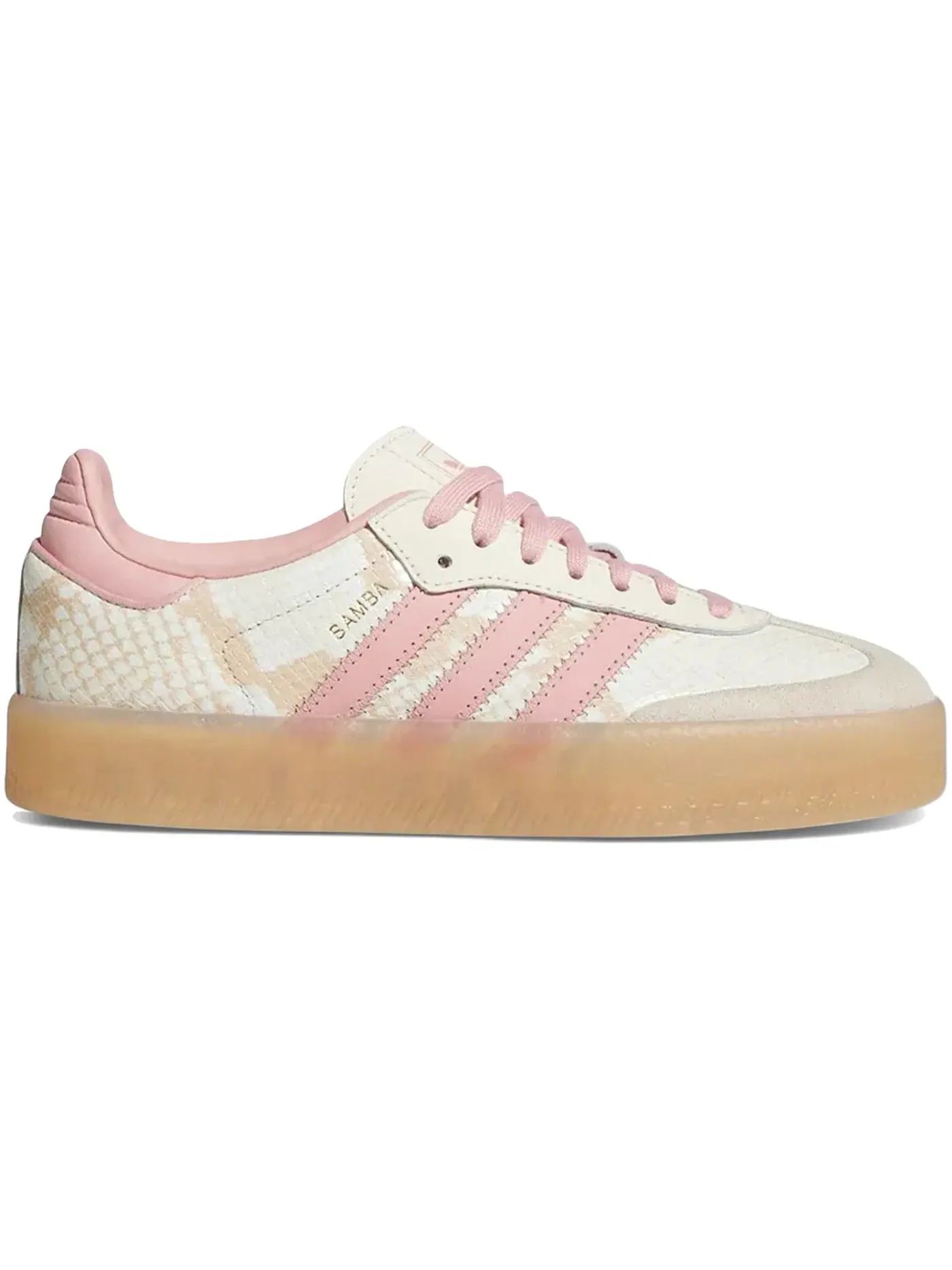 Женские кроссовки lifestyle с принтом змеиной кожи Adidas Sambae — изображение 1 из 1