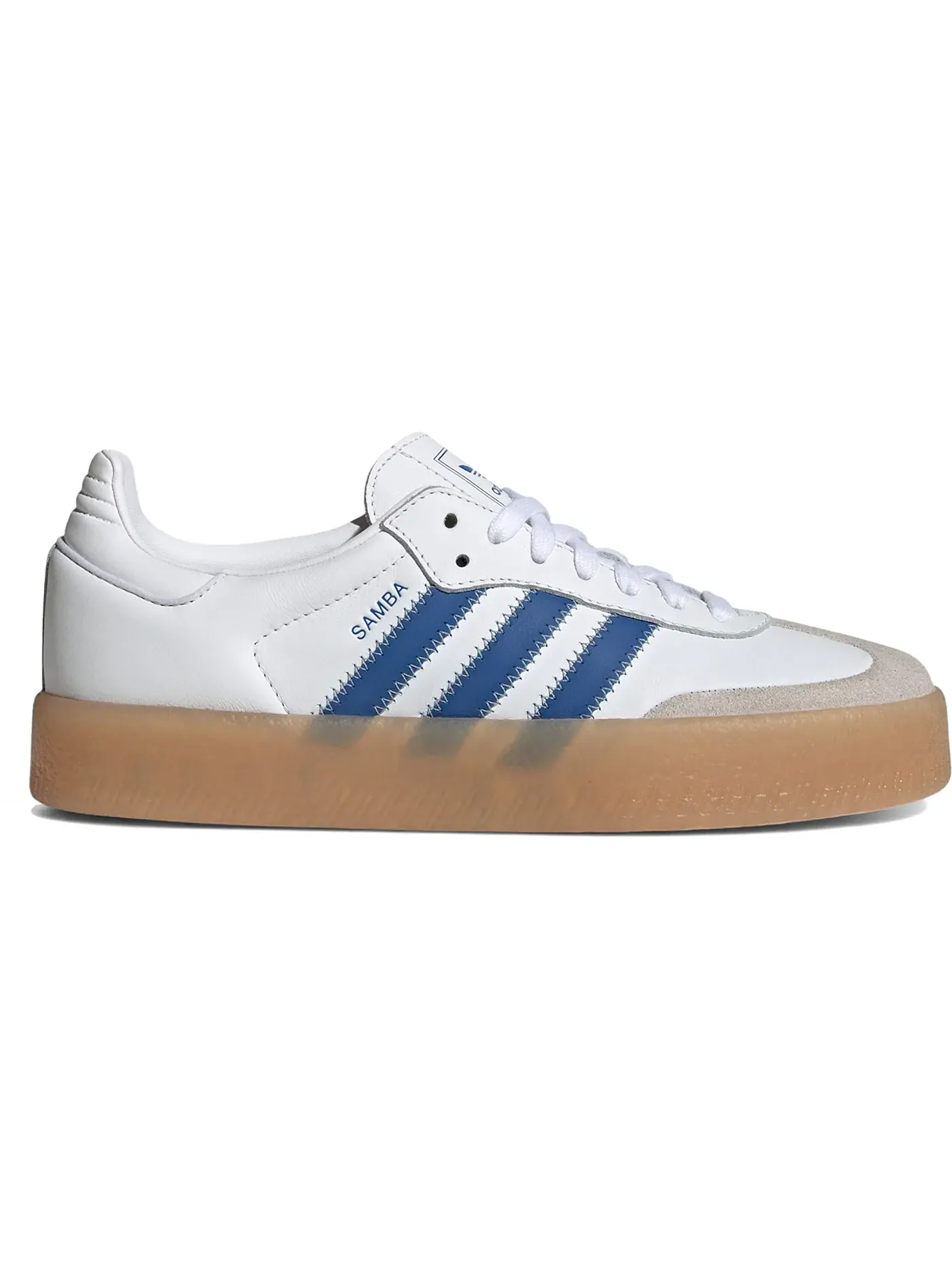 Женские кроссовки lifestyle Adidas Sambae — изображение 1 из 1, белый синий прозрачный
