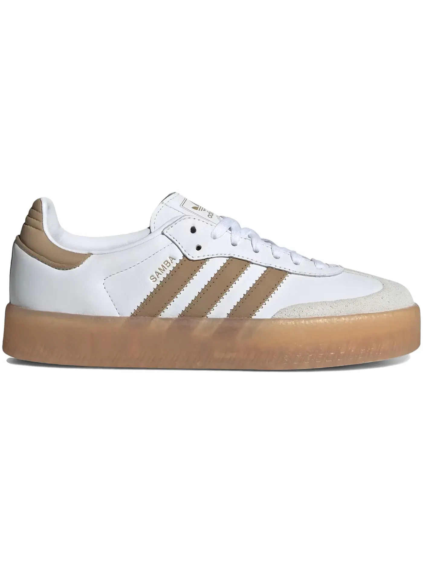Женские кроссовки Lifestyle Adidas Sambae — изображение 1 из 1, белый/белый