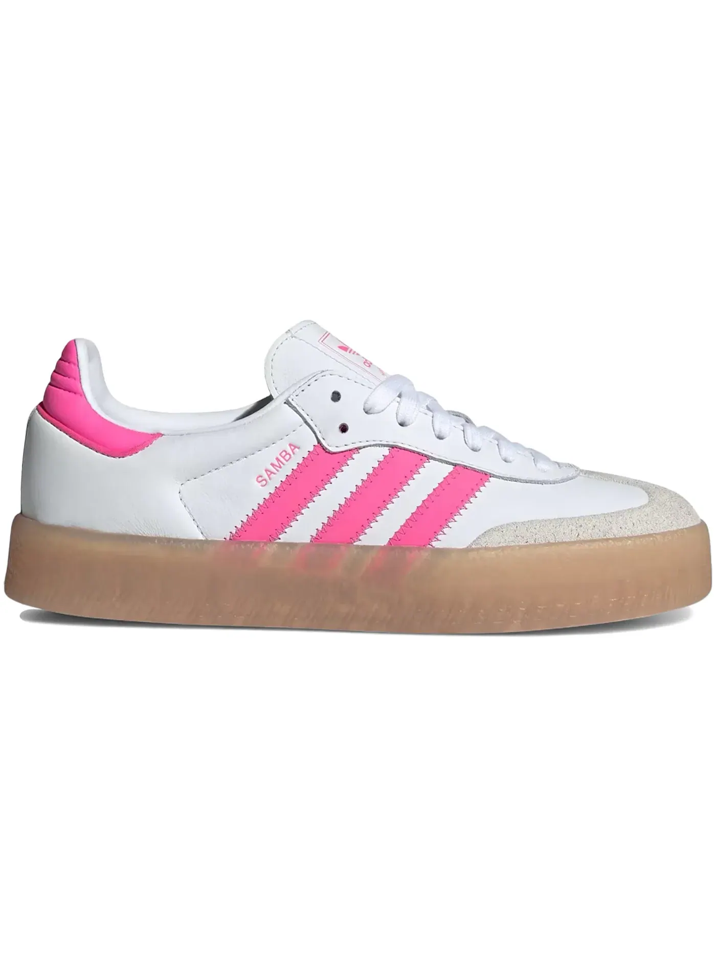 Женские кроссовки Lifestyle Adidas Sambae — изображение 1 из 1, белый белый розовый