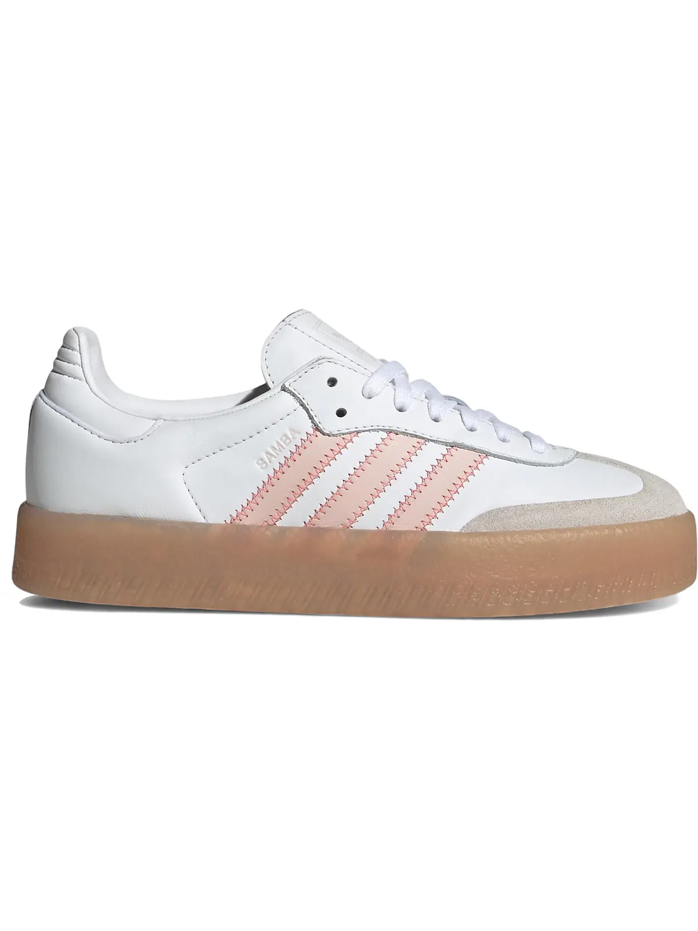 Женские кроссовки Lifestyle с принтом Adidas Sambae — изображение 1 из 1, белый розовый красный