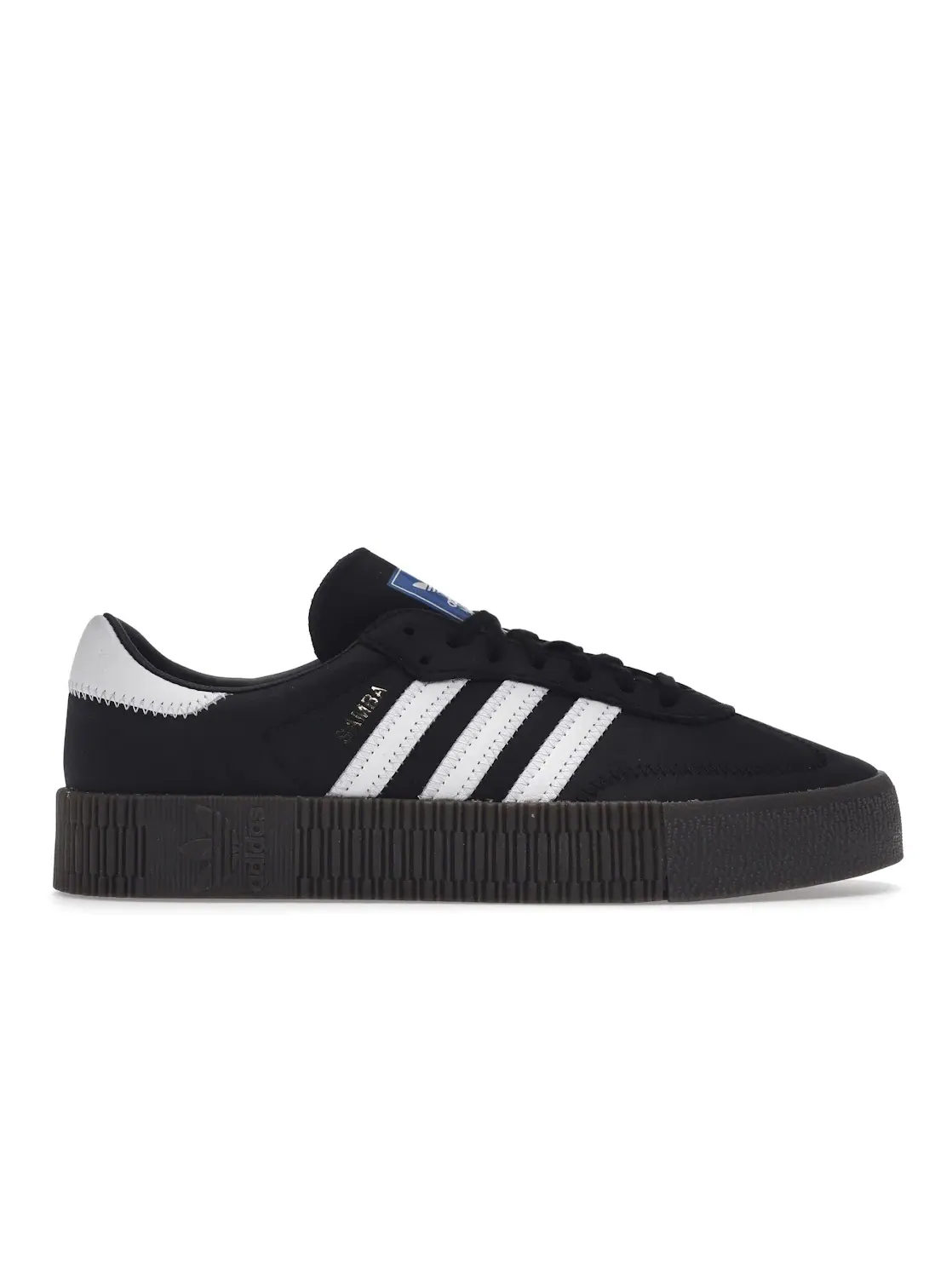 Женские кроссовки с платформой Adidas Sambarose — изображение 1 из 4, черный/белый