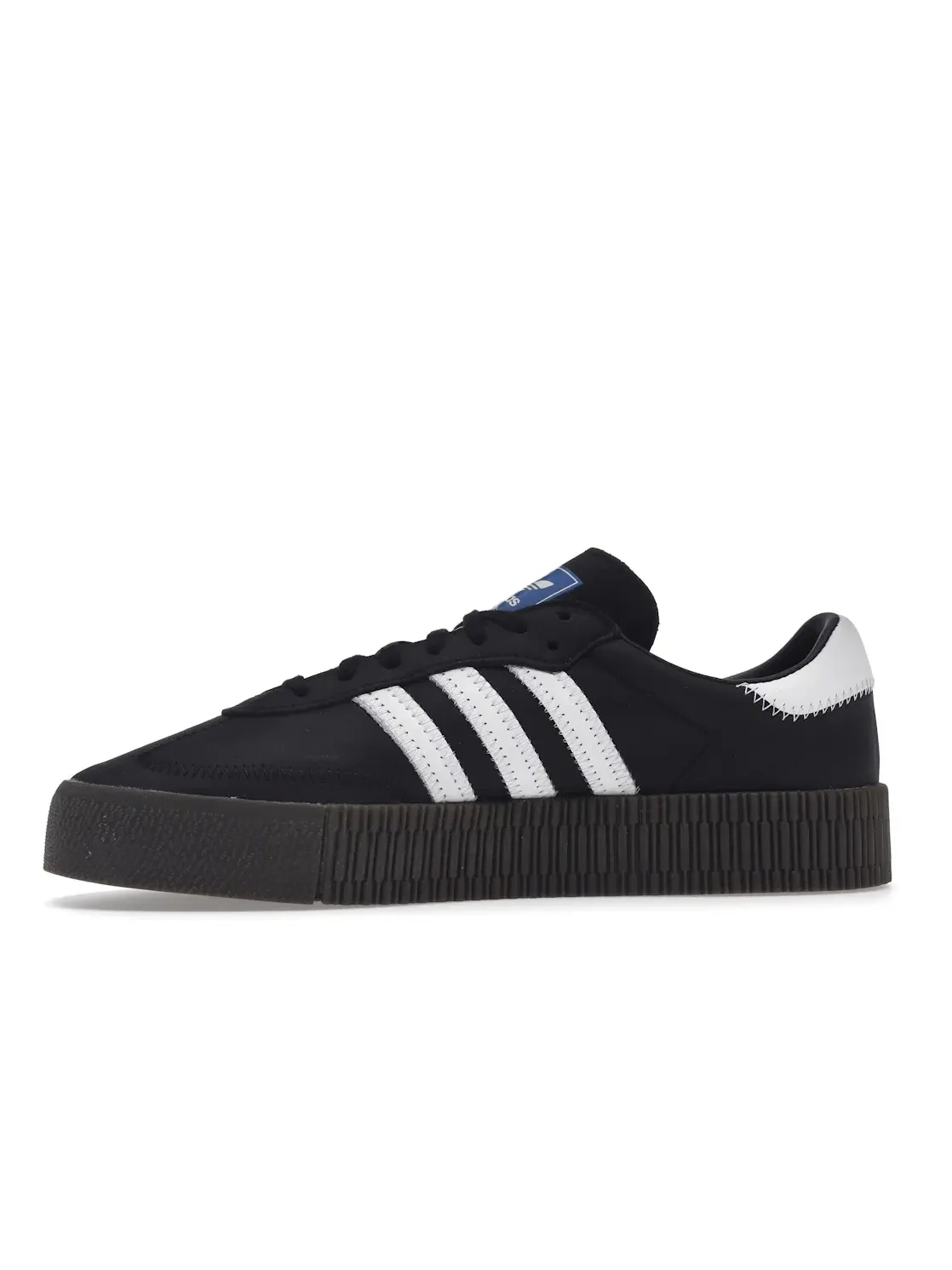 Женские кроссовки с платформой Adidas Sambarose — изображение 3 из 4, черный/белый