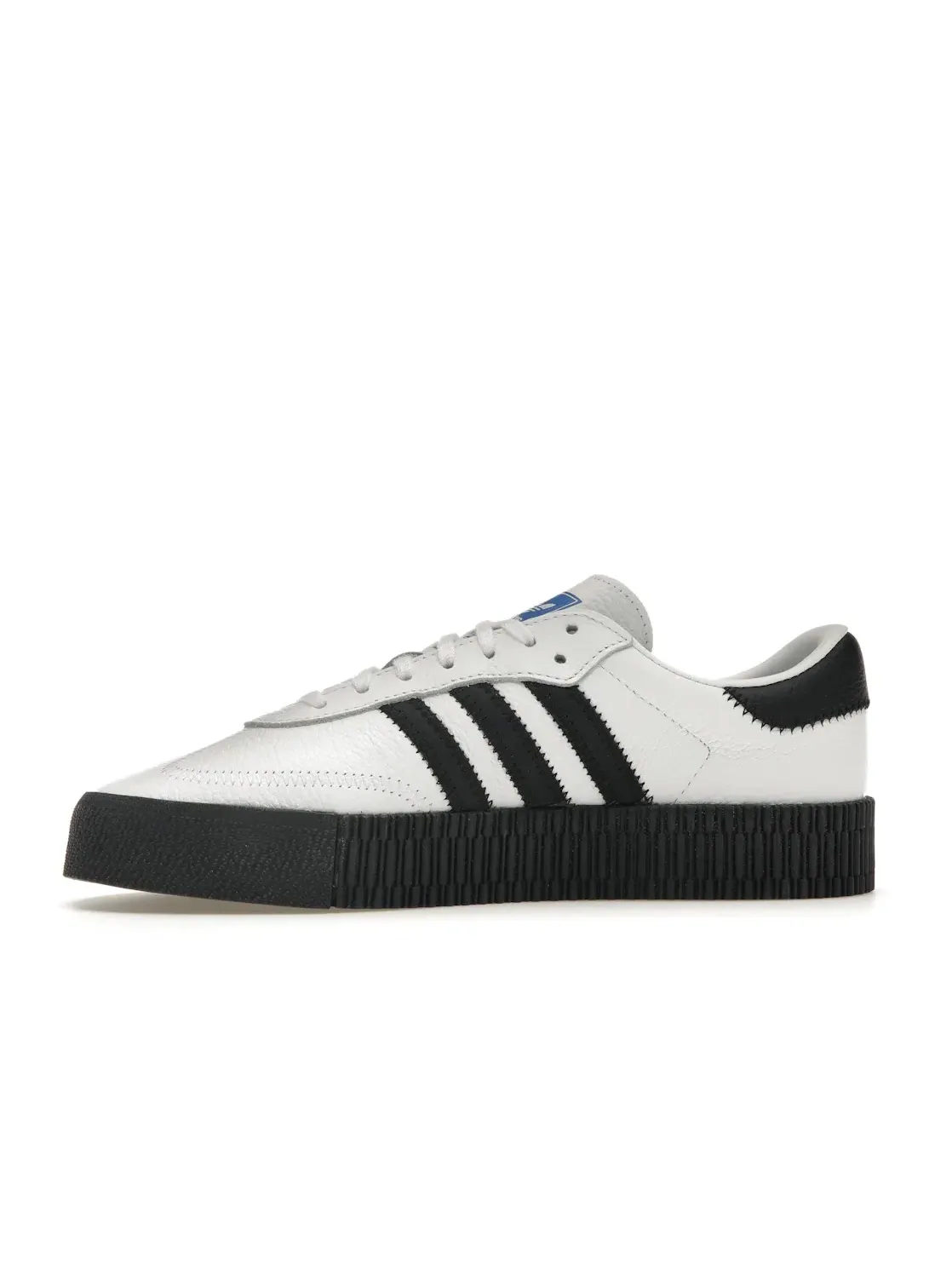 Женские кроссовки Lifestyle с оригинальным дизайном Adidas Sambarose — изображение 3 из 4, белый черный