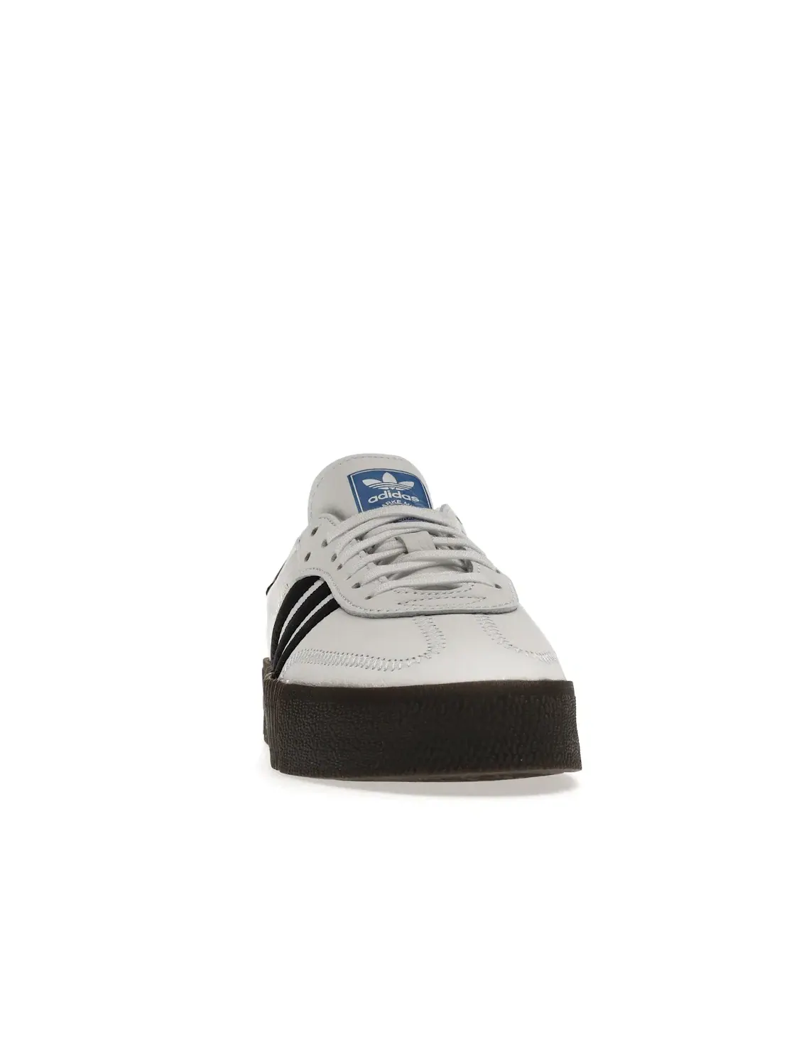 Женские кроссовки с замшевой вставкой Adidas Sambarose — изображение 2 из 4, белый/черный
