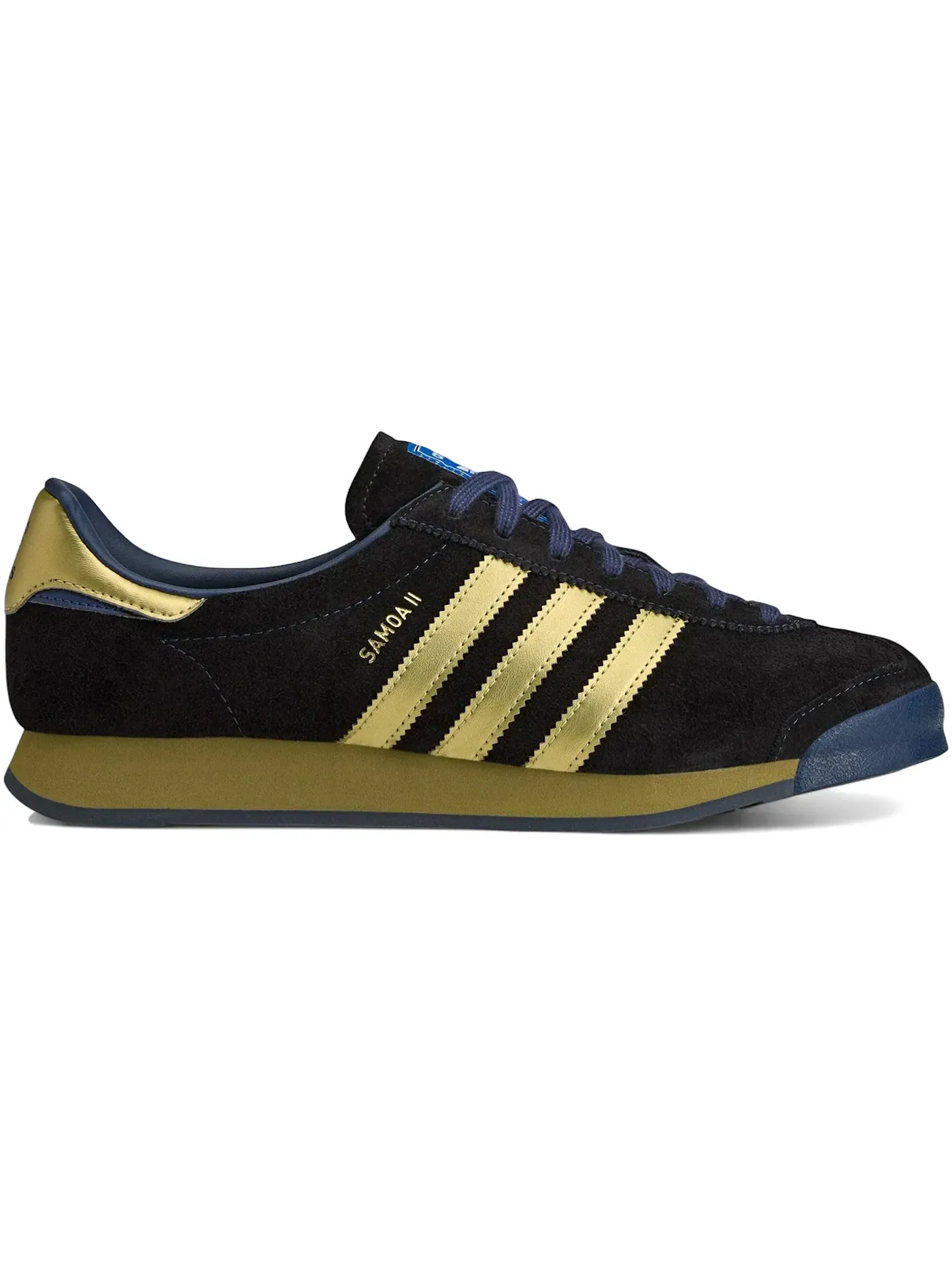 Мужские кроссовки Lifestyle Adidas Samoa II SPZL — изображение 1 из 1, индиго/золотистый/индиго