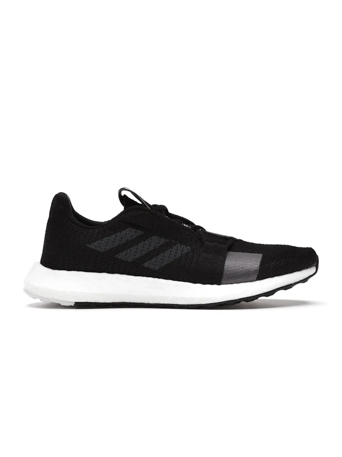 Мужские кроссовки для бега с амортизацией Senseboost Go Adidas — изображение 1 из 4, черный/серый/белый