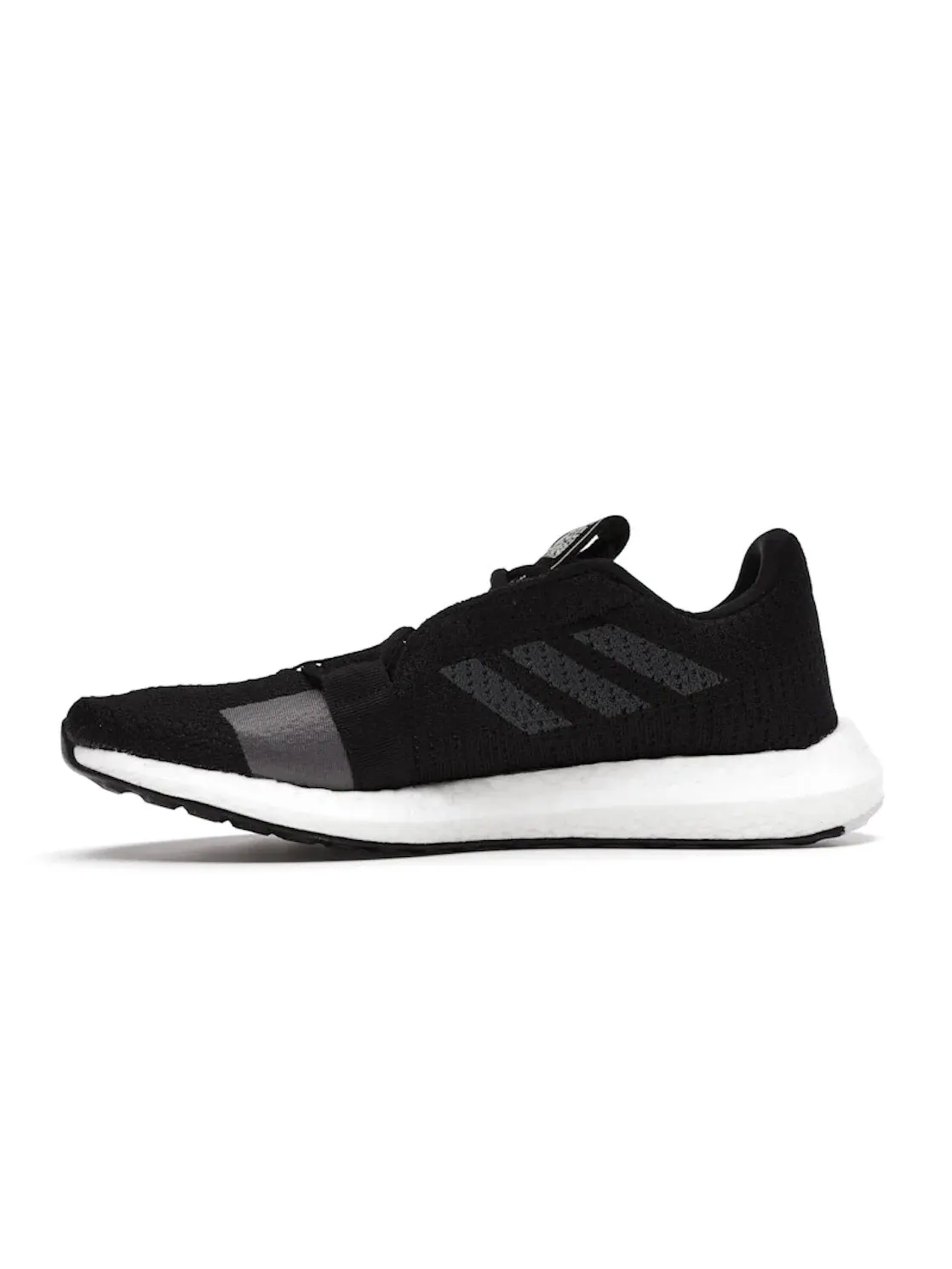 Мужские кроссовки для бега с амортизацией Senseboost Go Adidas — изображение 3 из 4, черный/серый/белый