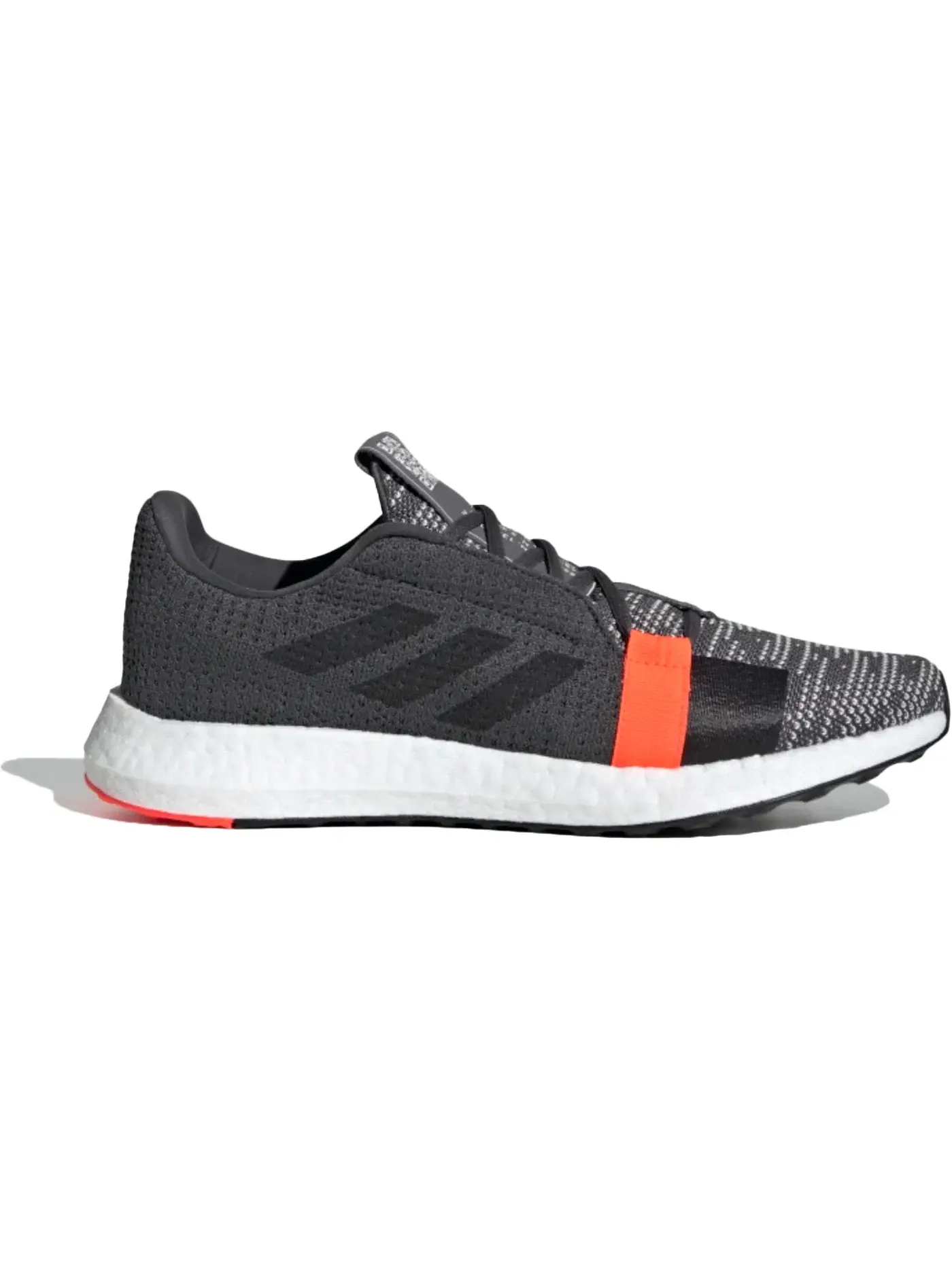 Мужские кроссовки для бега с амортизацией Adidas Senseboost Go — изображение 1 из 1, серый/черный/красный