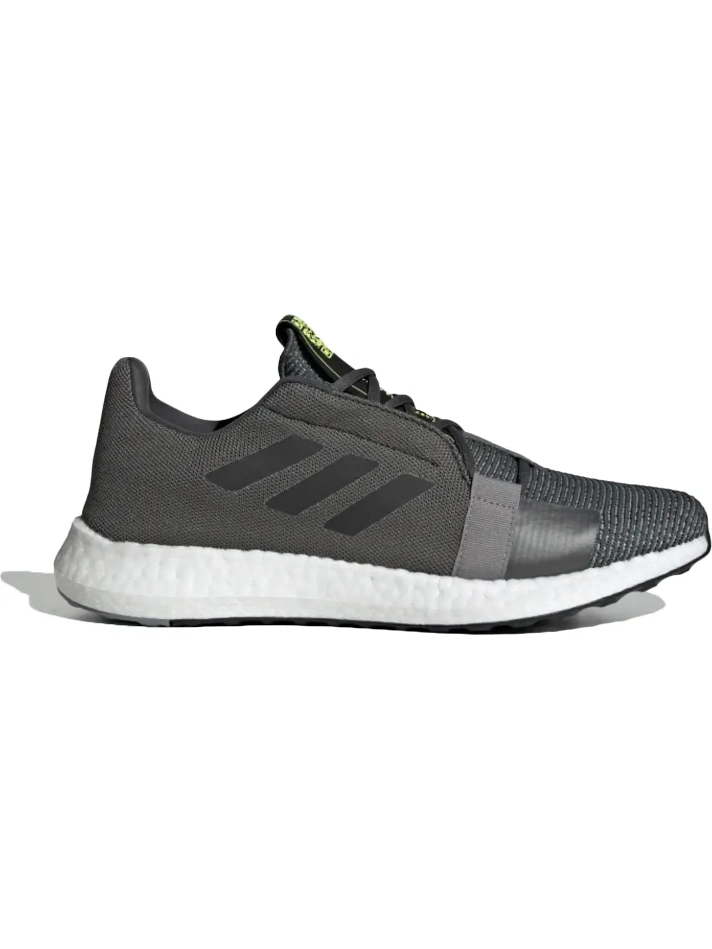 Мужские кроссовки для бега Senseboost Go Adidas — изображение 1 из 1, серый черный желтый