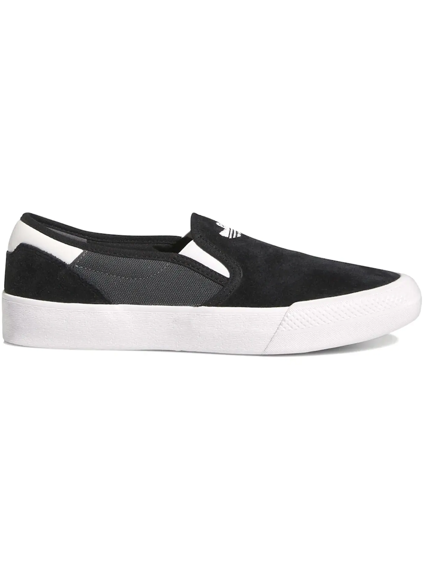 Мужские кроссовки без шнурков Adidas Shmoofoil Slip-On — изображение 1 из 3, черный/серый/белый