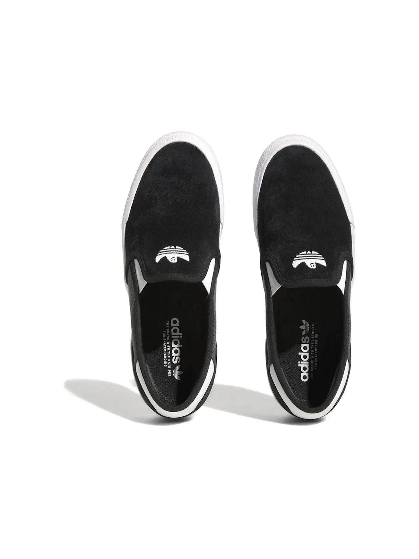 Мужские кроссовки без шнурков Adidas Shmoofoil Slip-On — изображение 3 из 3, черный/серый/белый