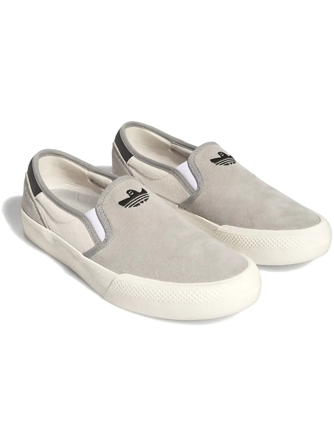 Мужские кроссовки без шнурков Adidas Shmoofoil Slip-On — изображение 2 из 3, серый/белый/черный