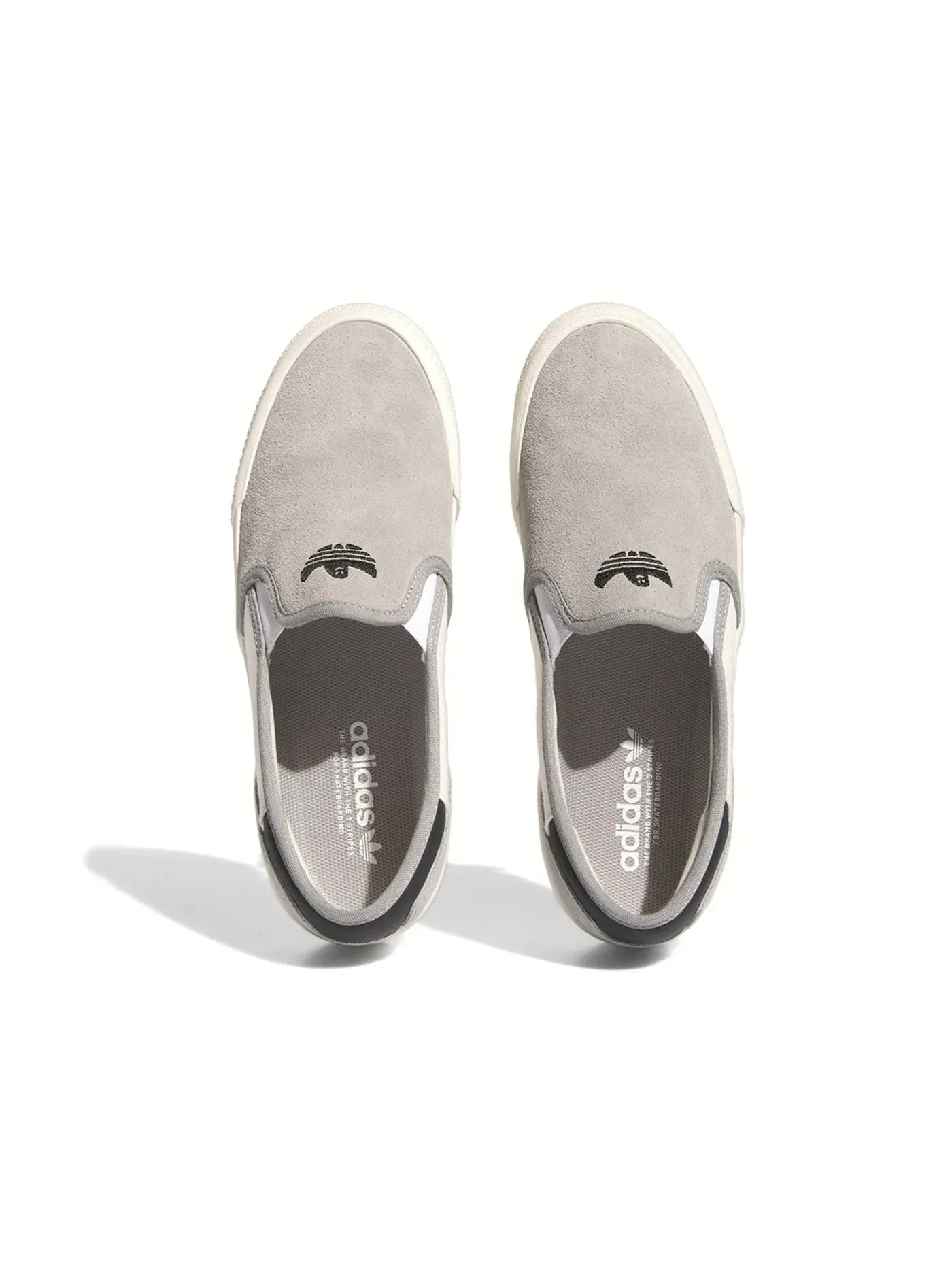 Мужские кроссовки без шнурков Adidas Shmoofoil Slip-On — изображение 3 из 3, серый/белый/черный