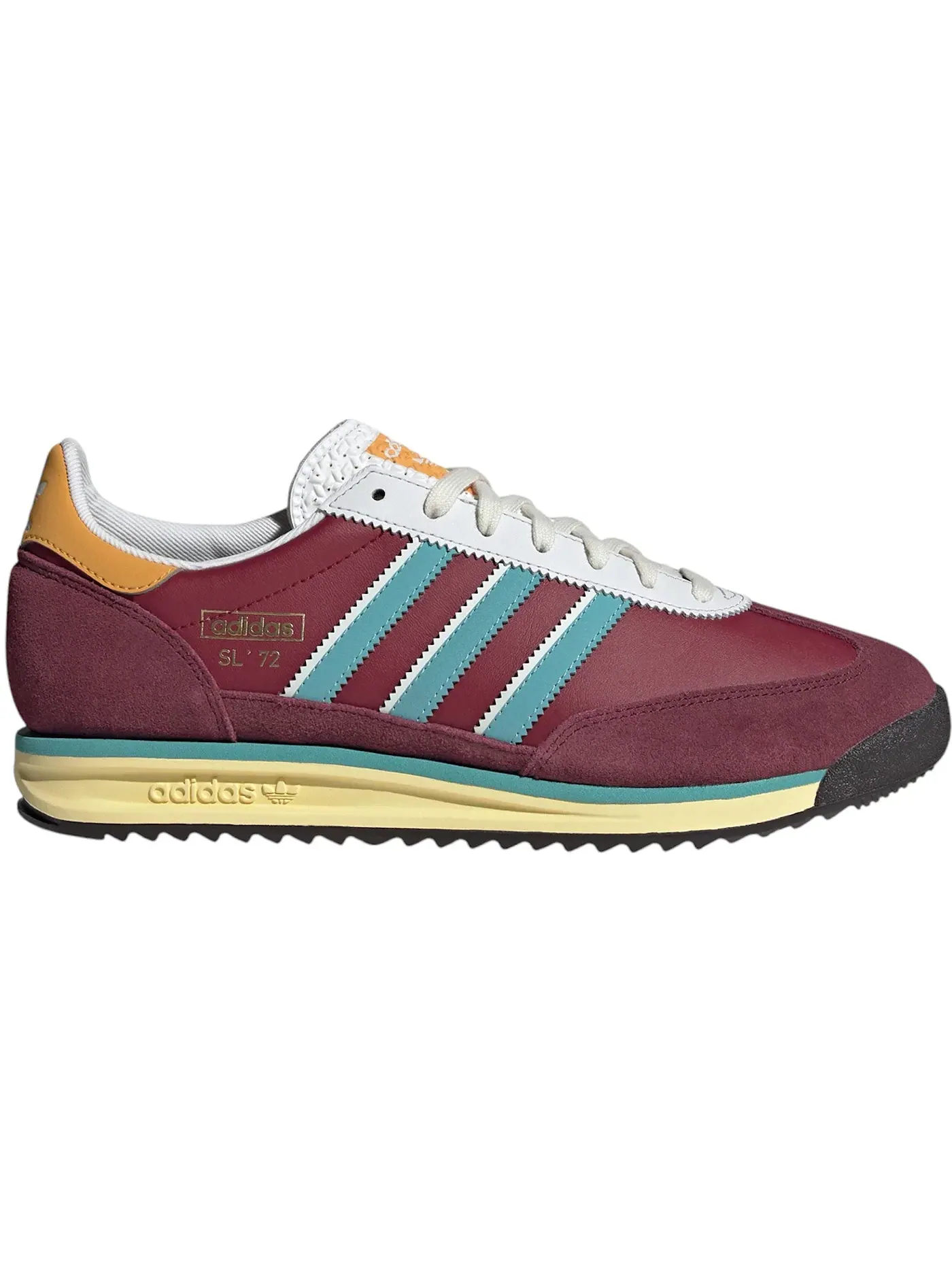 Мужские кроссовки Lifestyle Adidas SL 72 — изображение 1 из 1, бордовый красный