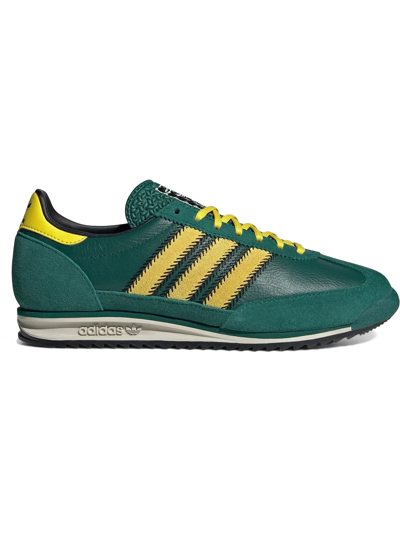 Женские кроссовки Lifestyle Adidas SL 72 OG — изображение 1 из 1, зеленый/желтый/черный