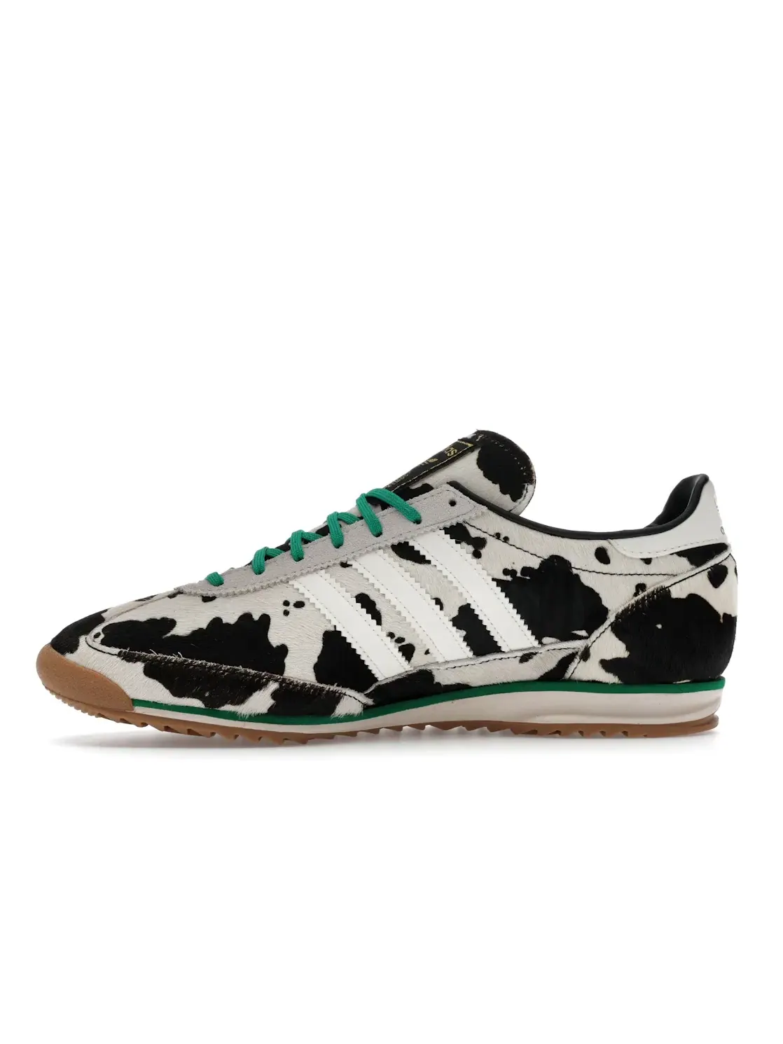 Женские кроссовки Lifestyle с принтом Adidas SL 72 OG — изображение 3 из 4, черный/белый/зеленый
