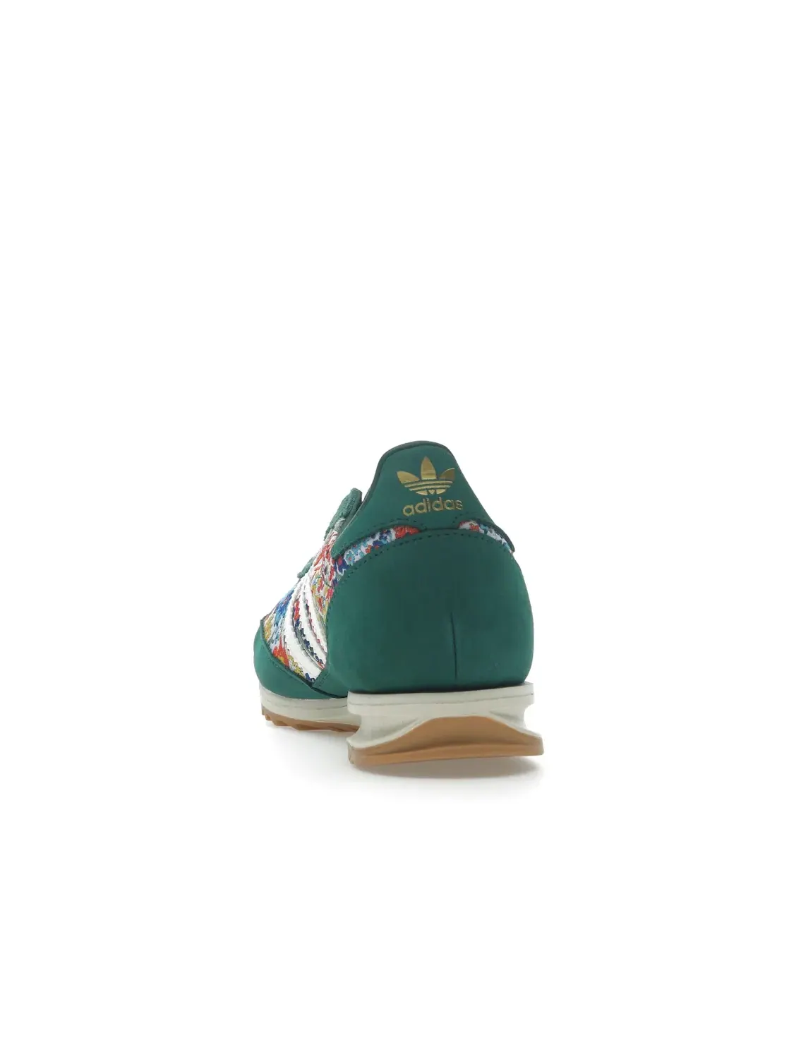 Женские кроссовки с цветочным принтом Adidas SL 72 OG — изображение 4 из 4, зеленый/кремовый белый