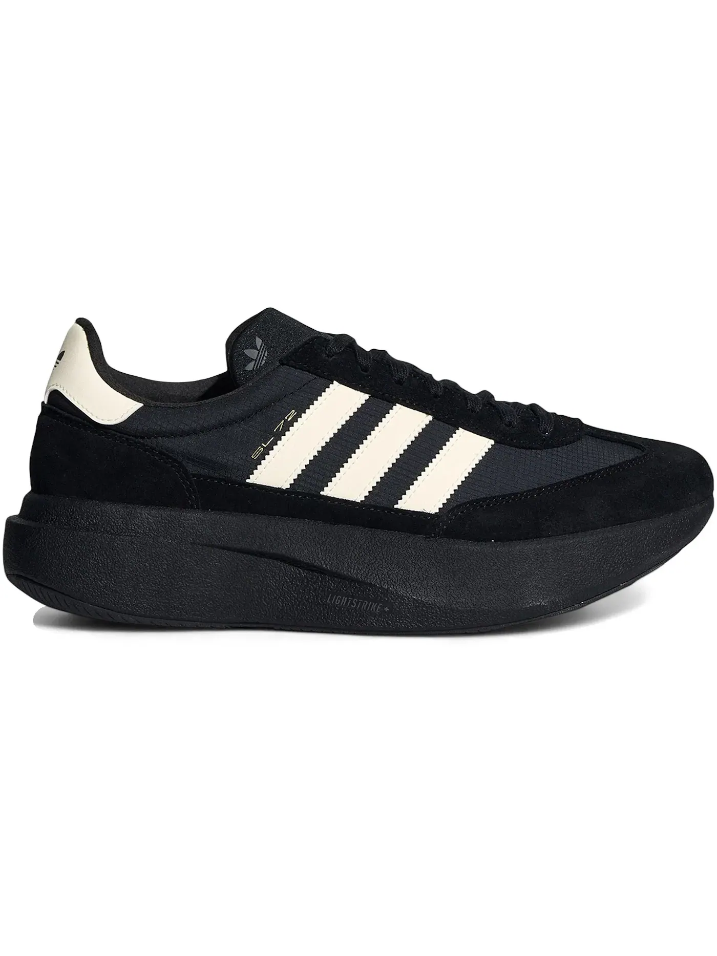 Мужские кроссовки lifestyle с облегченной пеной Lightstrike Adidas SL 72 Pro — изображение 1 из 1, черный/кремовый белый