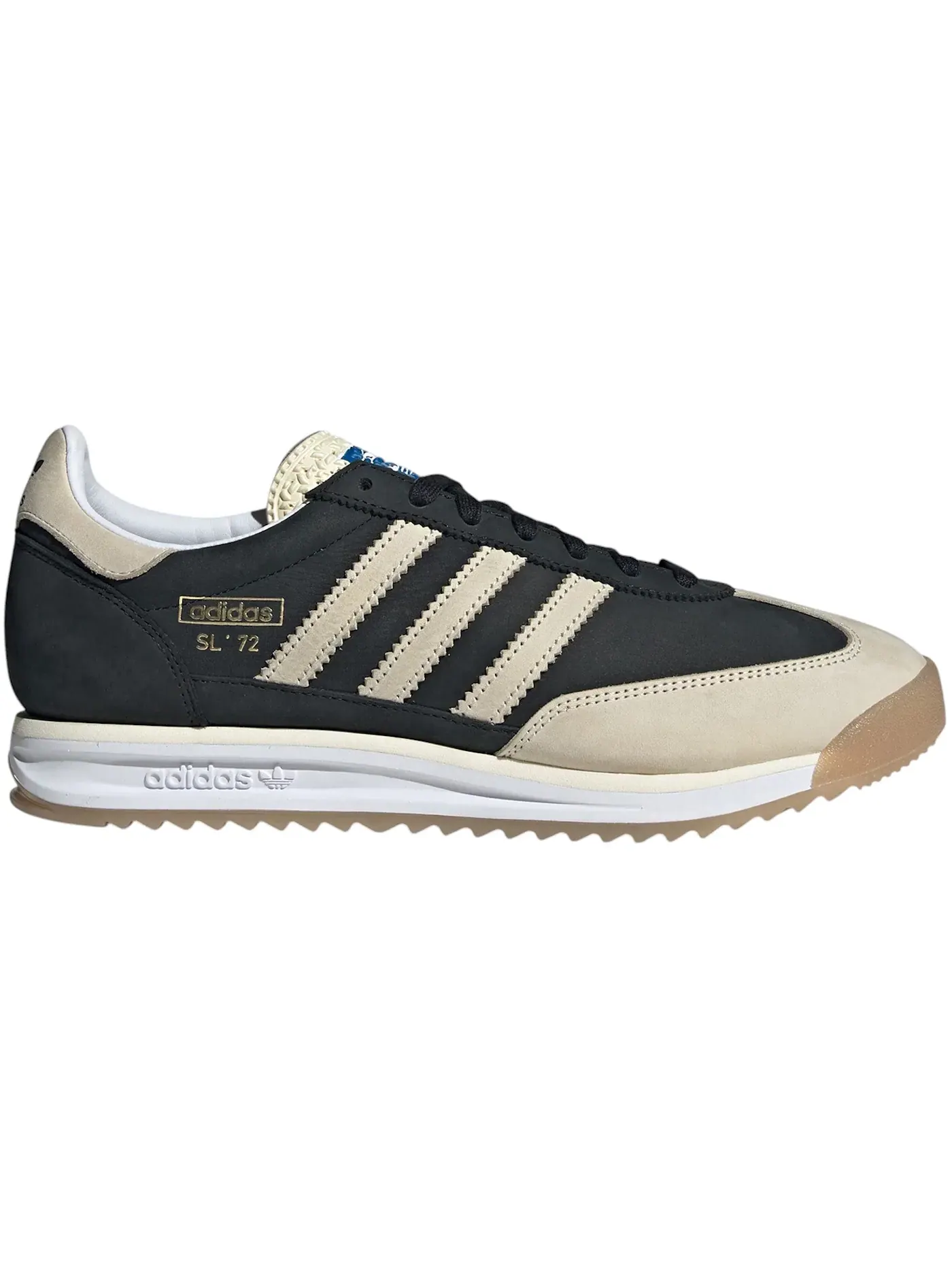 Мужские кроссовки Lifestyle Adidas SL 72 RS — изображение 1 из 1, черный/кремовый белый