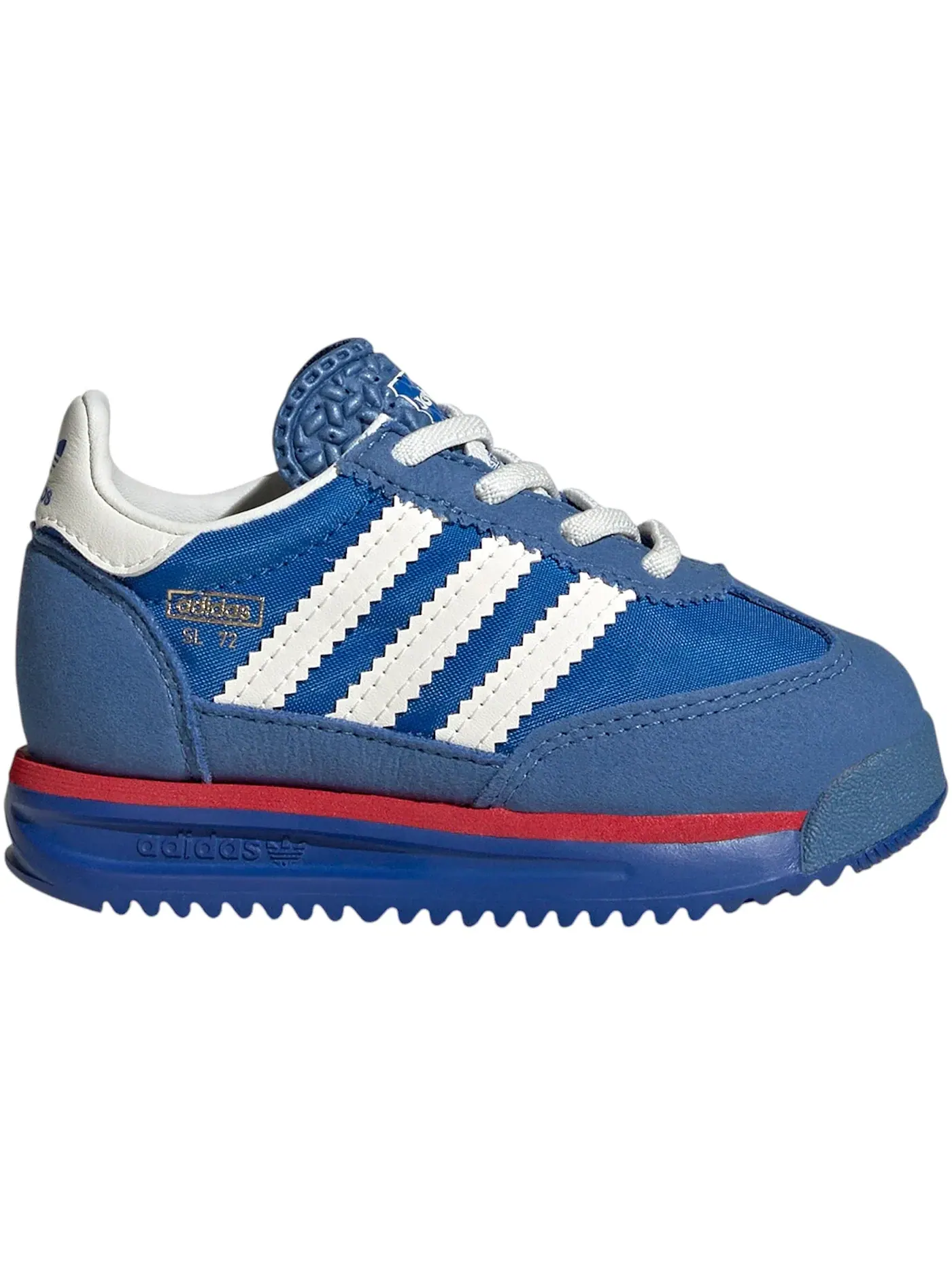 Детские кроссовки с эластичными шнурками Adidas SL 72 RS Elastic Laces Adidas — изображение 1 из 1, синий/белый