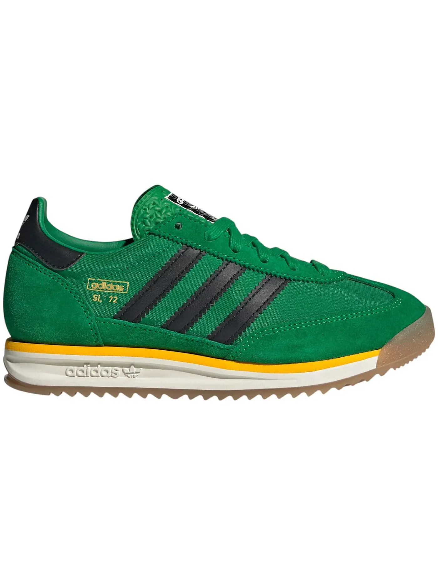 Детские кроссовки lifestyle Adidas SL 72 RS — изображение 1 из 1, зеленый черный желтый