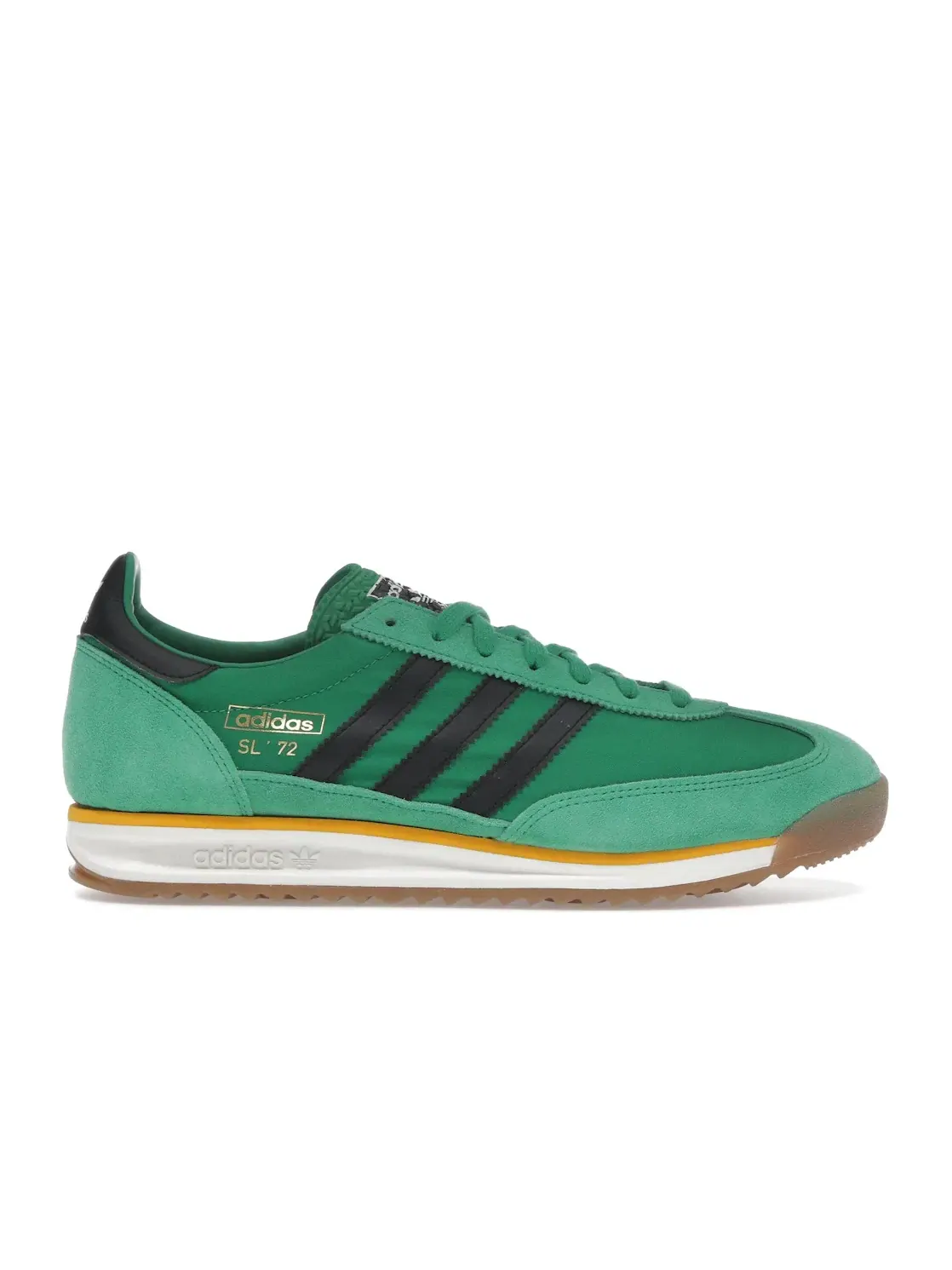 Мужские кроссовки Lifestyle Adidas SL 72 RS — изображение 1 из 4, зеленый белый желтый