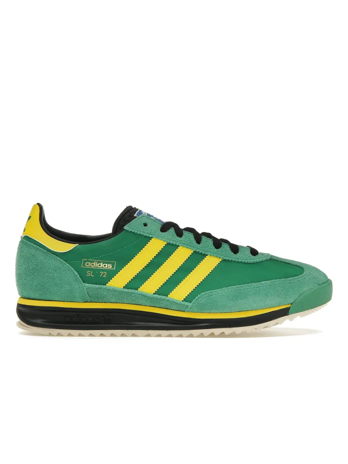 Мужские кроссовки Lifestyle Adidas SL 72 RS — изображение 1 из 4, зеленый/желтый/черный